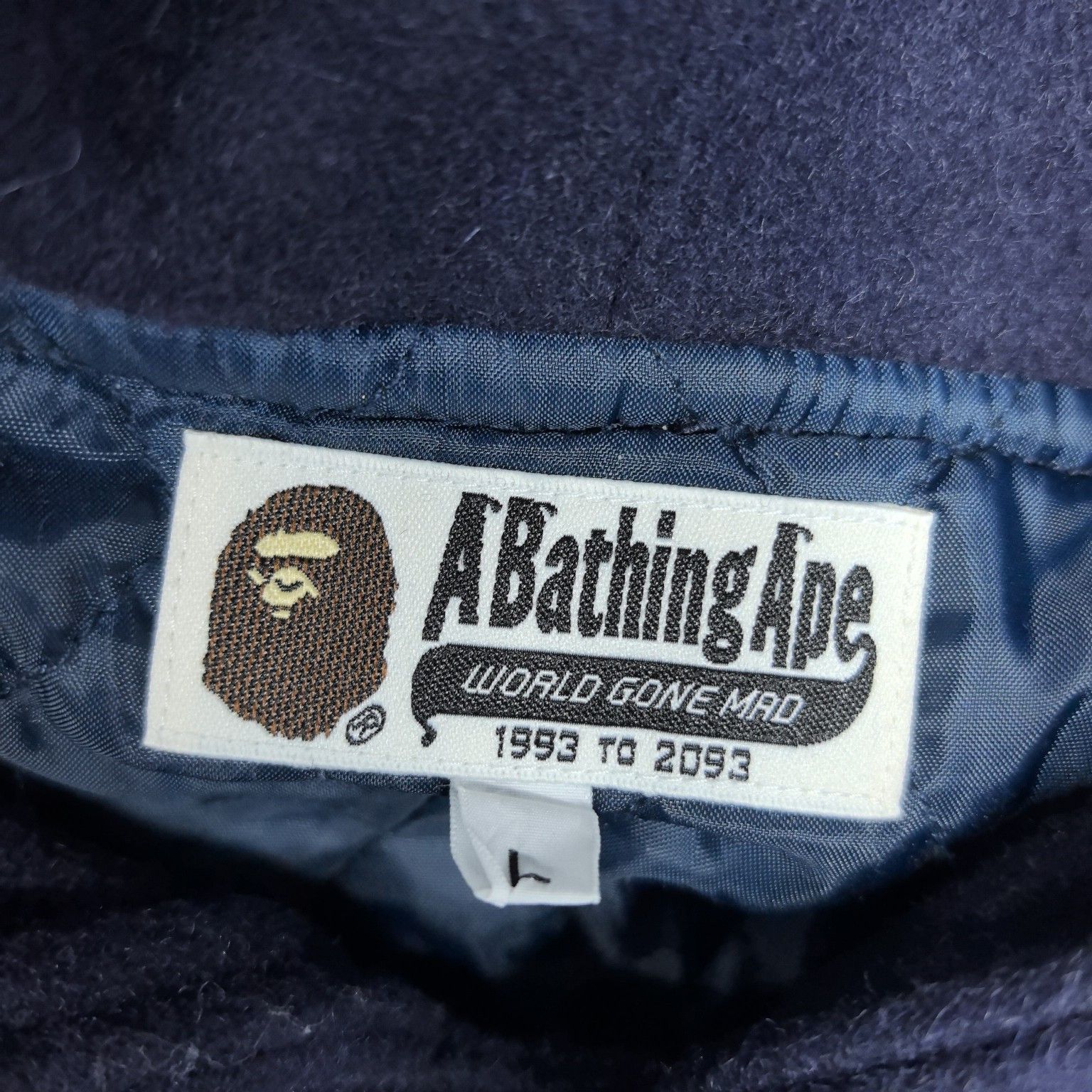 Bape A Bathing Ape Shark Tiger Wool Hooded Jacket Size L Size US L / EU 52-54 / 3 - 3 Thumbnail