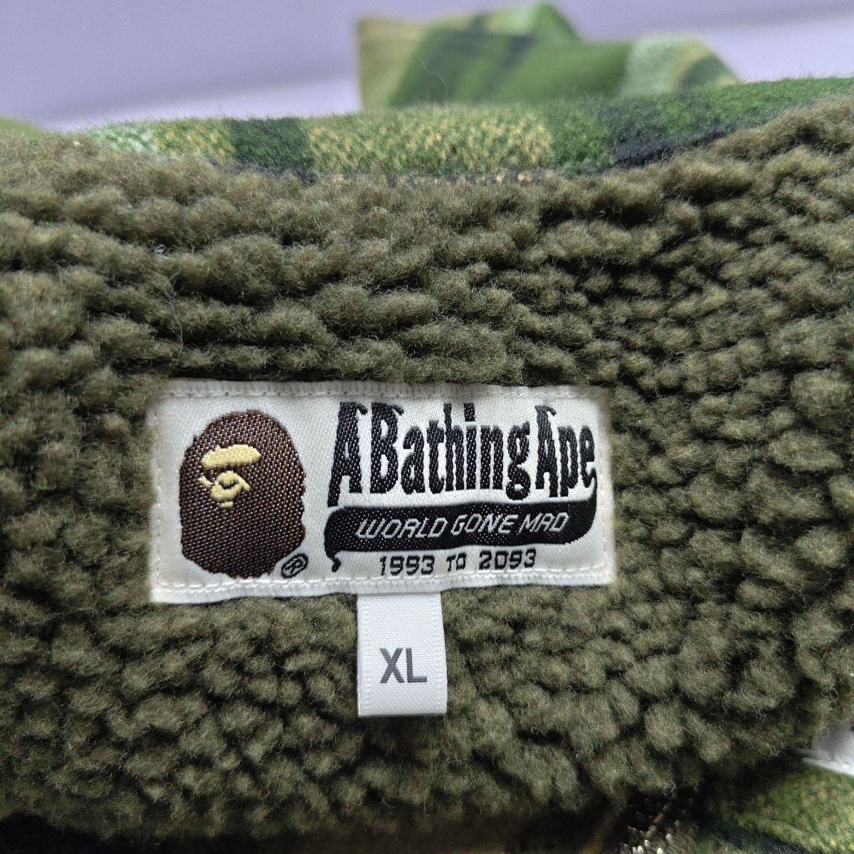 Bape A Bathing Ape Plaid Logo Zip Jacket XL Size US XL / EU 56 / 4 - 3 Thumbnail