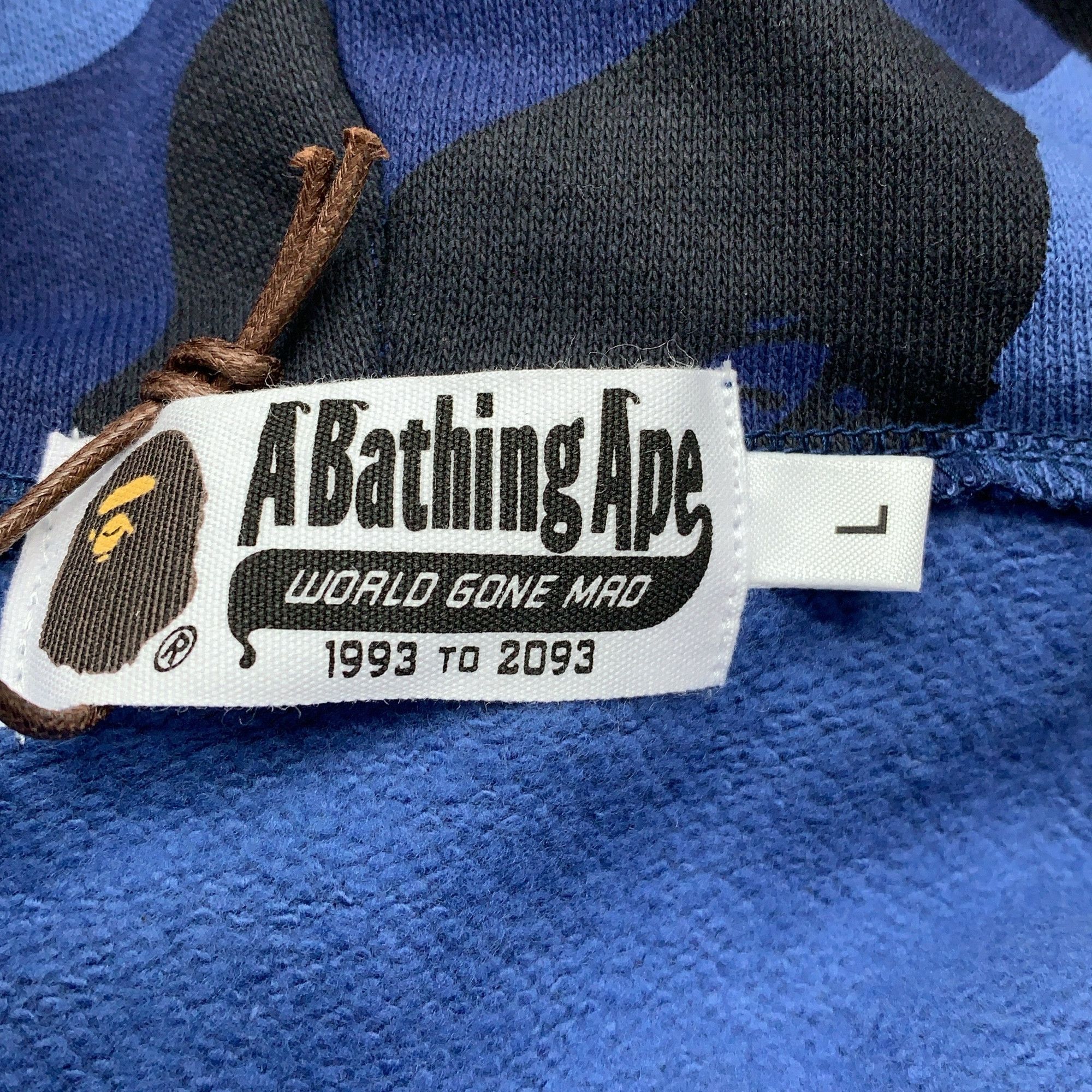 Bape A Bathing Ape Color Camo Shark Full Zip Hoodie Size L Size US L / EU 52-54 / 3 - 2 Thumbnail