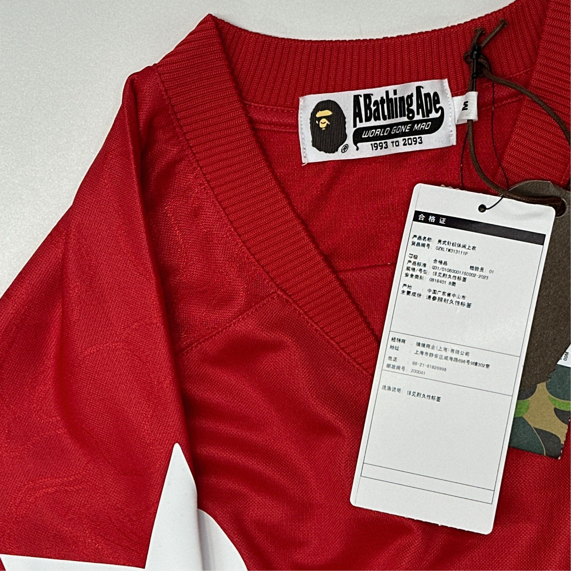Bape A BATHING APE Hockey Jersey Size M Size US M / EU 48-50 / 2 - 2 Thumbnail