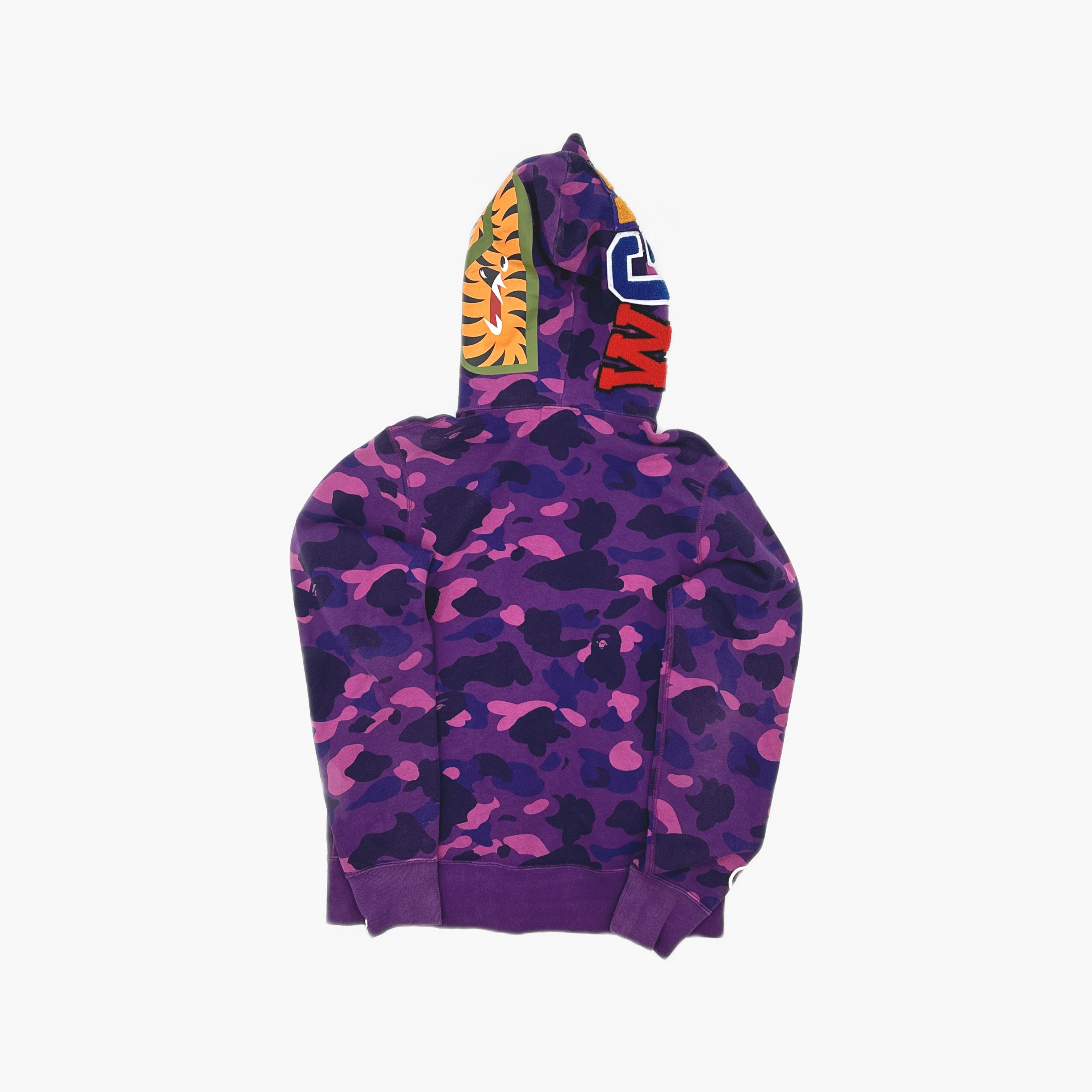 Bape A Bathing Ape Color Camo Shark Hoodie Size S Size US S / EU 44-46 / 1 - 2 Thumbnail