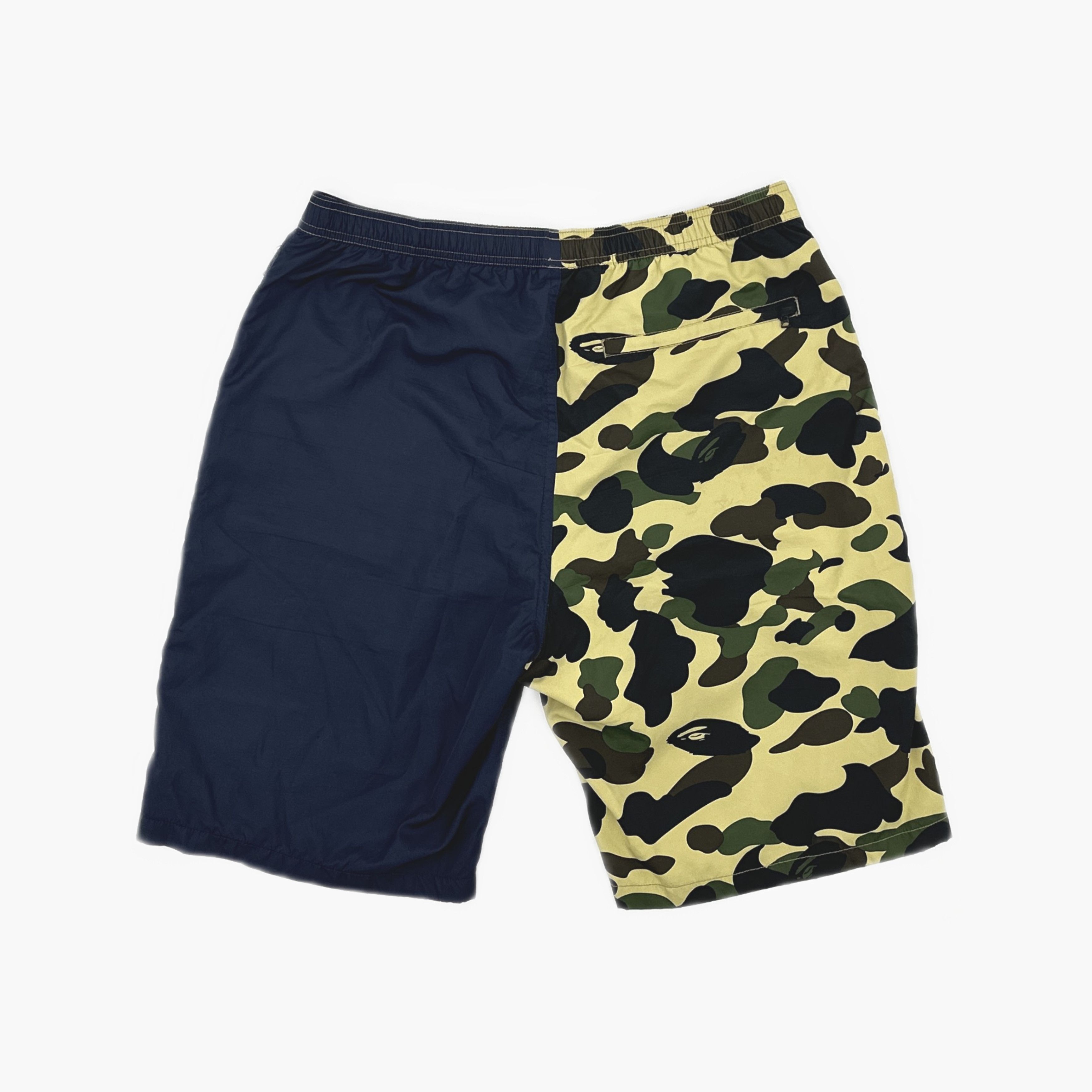 Bape A Bathing Ape Shark Colorblock Shorts XXL Size US 38 / EU 54 - 2 Thumbnail