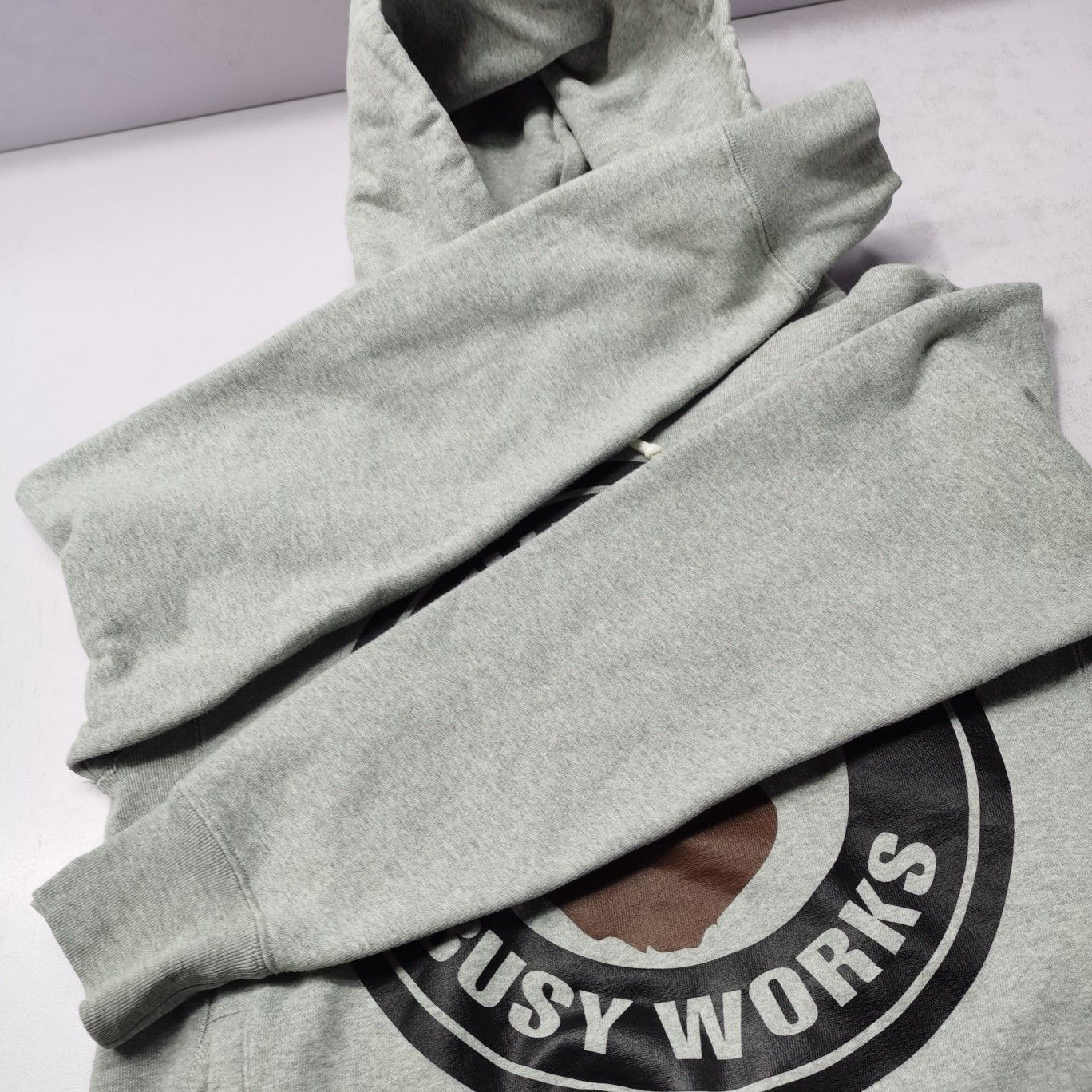 Bape A Bathing Ape Busy Works Hoodie Gray Size M Size US M / EU 48-50 / 2 - 8 Thumbnail