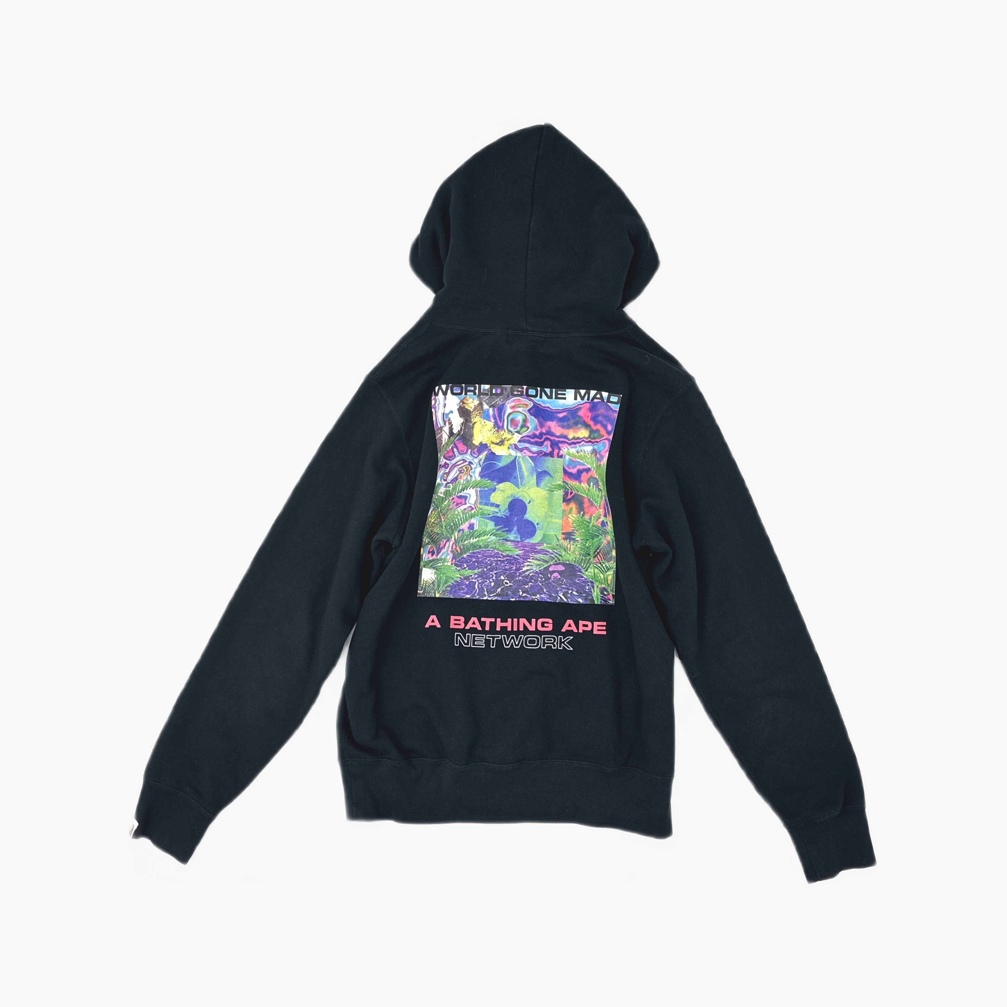 Bape A Bathing Ape World Gone Mad Hoodie Size M Size US M / EU 48-50 / 2 - 2 Thumbnail