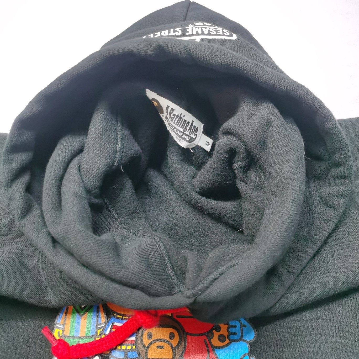 Bape A Bathing Ape x Sesame Street Graphic Hoodie Size M Size US M / EU 48-50 / 2 - 9 Thumbnail