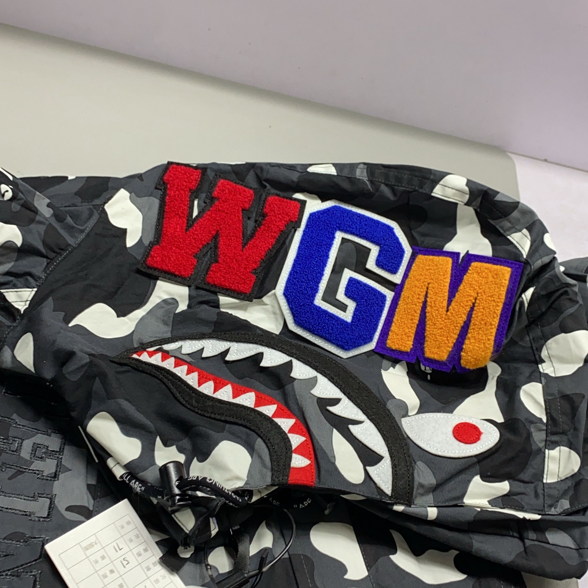 Bape A Bathing Ape Camo Shark Full Zip Jacket Size M Size US M / EU 48-50 / 2 - 16 Thumbnail