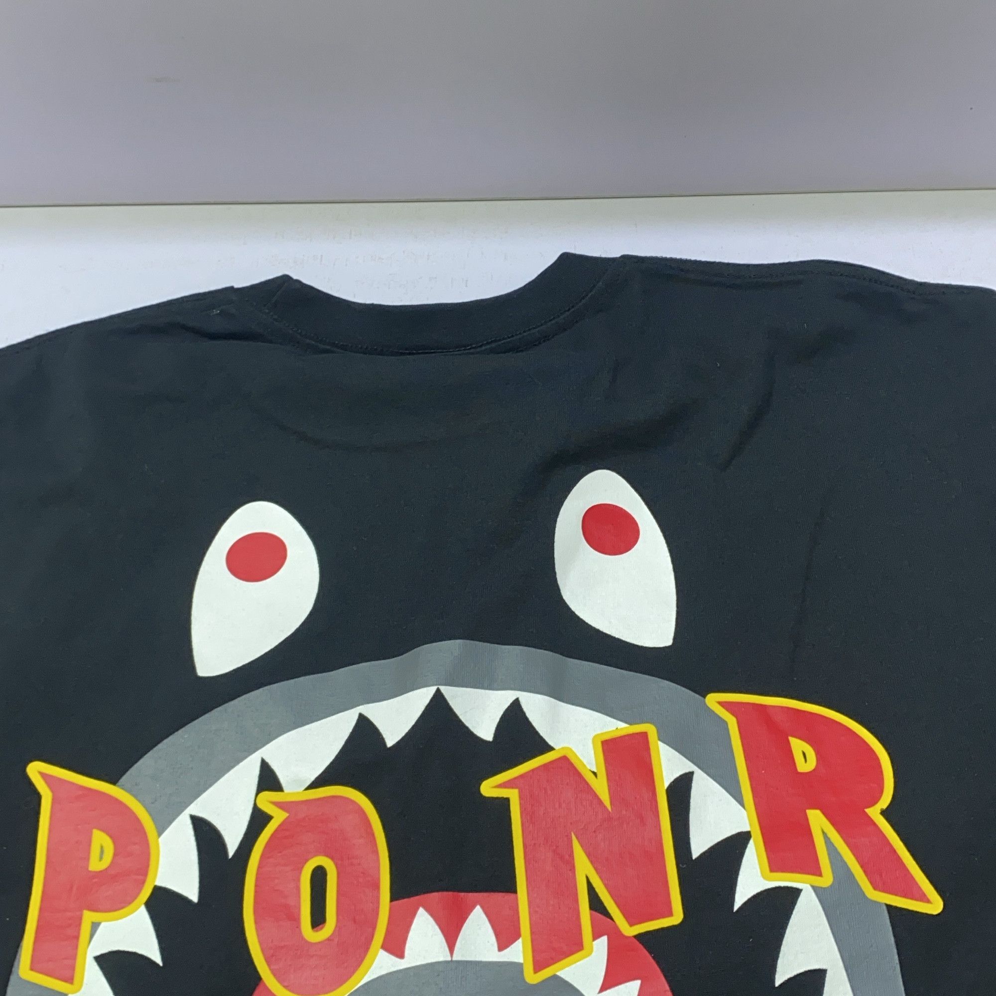 Bape A Bathing Ape Shark PONR Long Sleeve T-Shirt Size XL Size US XL / EU 56 / 4 - 7 Thumbnail