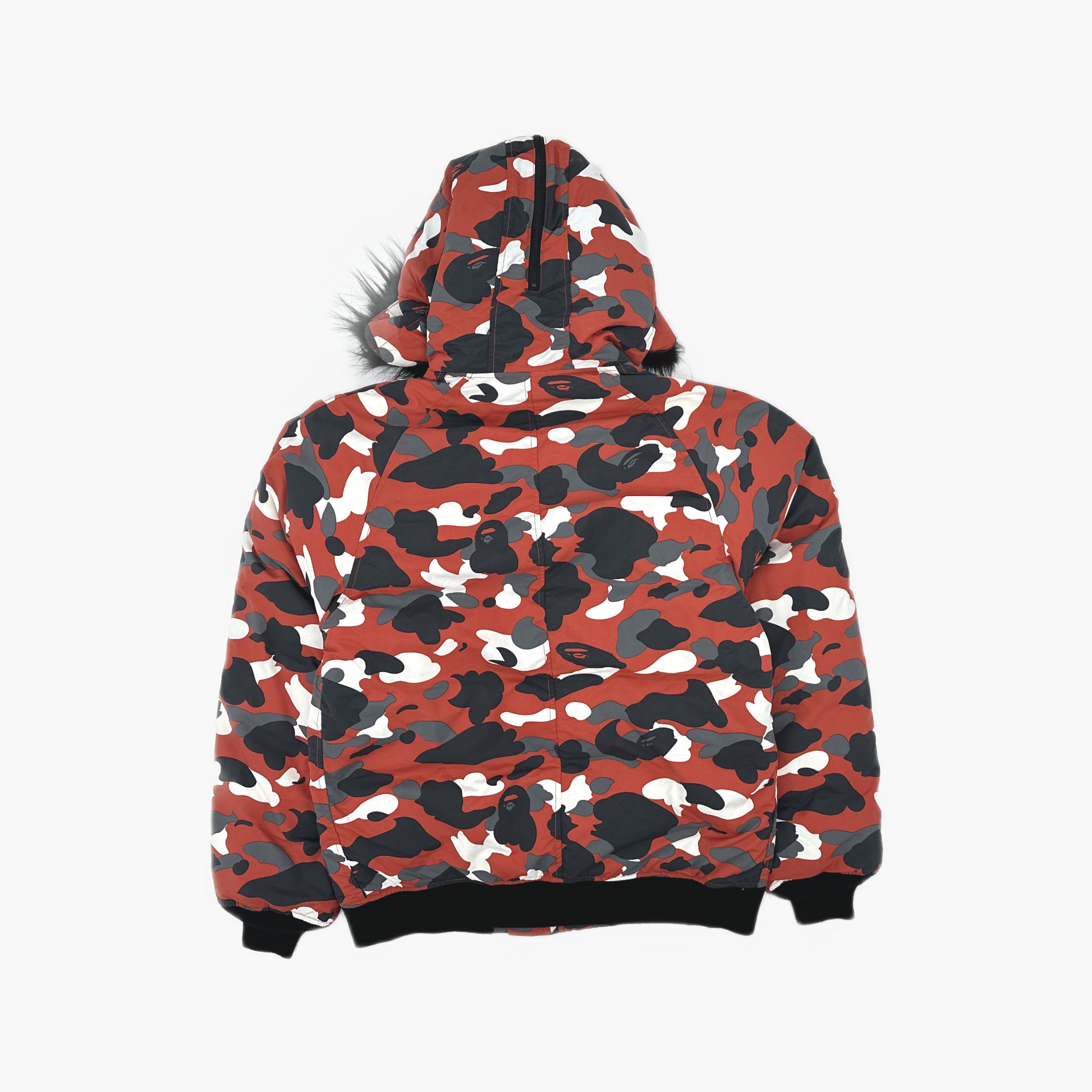 Bape A Bathing Ape Red Camo Down Jacket Size L Size US L / EU 52-54 / 3 - 2 Thumbnail