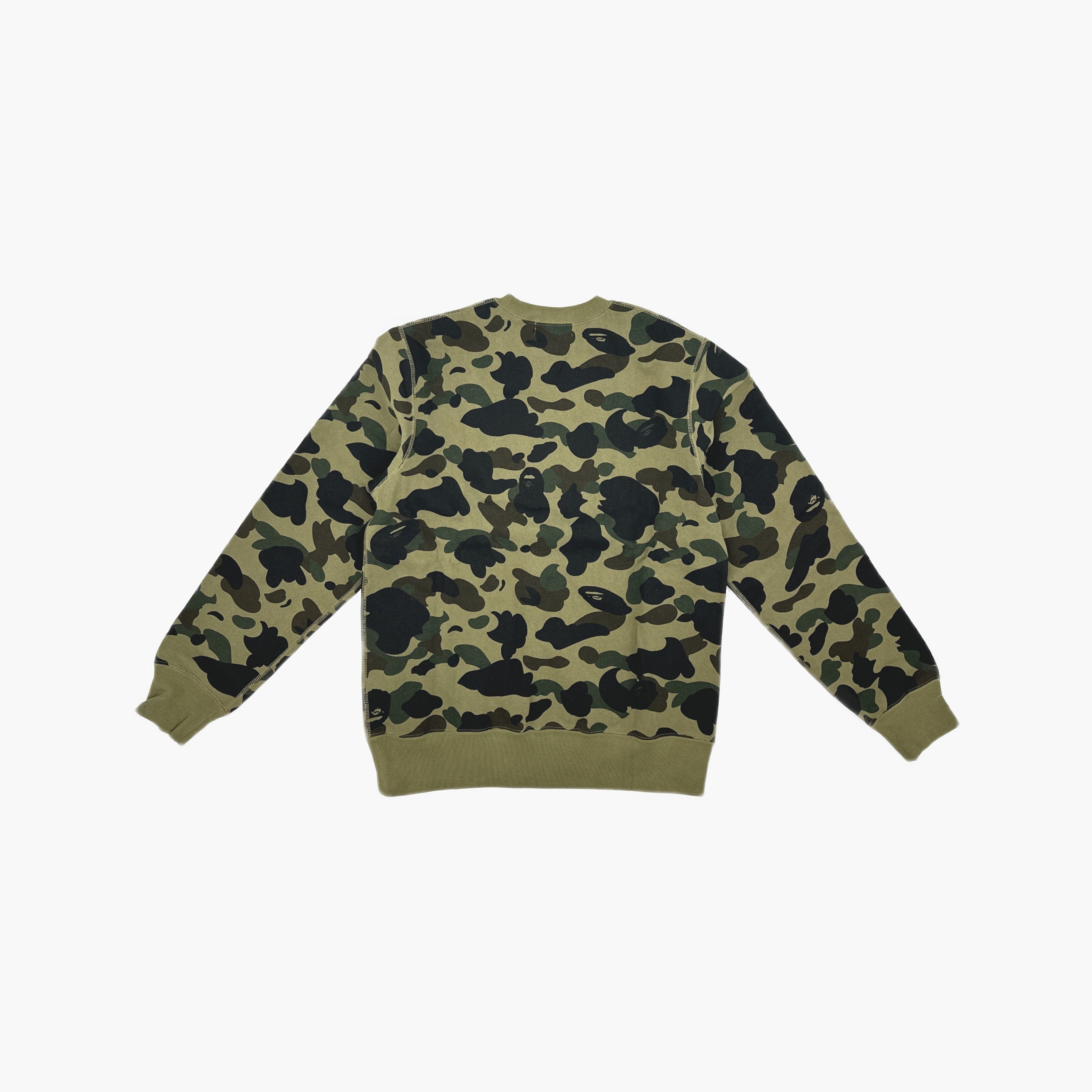 Bape A BATHING APE 1st Camo Crewneck Sweatshirt Size L Size US L / EU 52-54 / 3 - 2 Thumbnail
