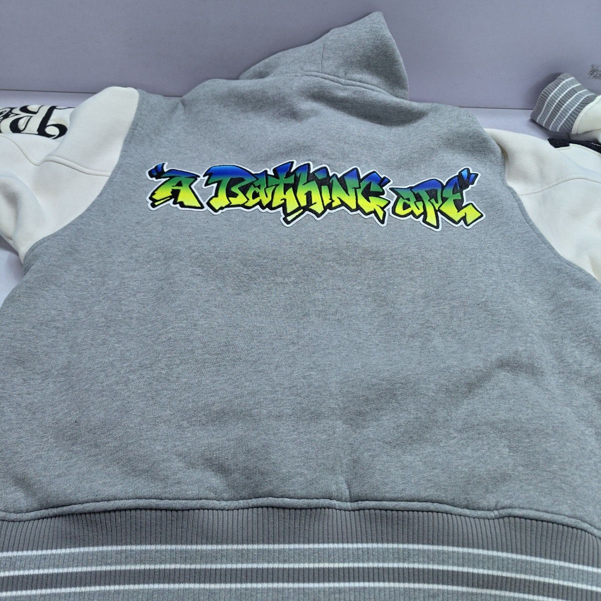 Bape A BATHING APE Logo Varsity Jacket Size M Size US M / EU 48-50 / 2 - 14 Thumbnail