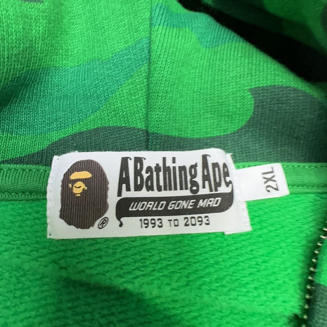 Bape A Bathing Ape Stray Kids Shark Camo Zip Hoodie 2XL Size US XXL / EU 58 / 5 - 4 Thumbnail