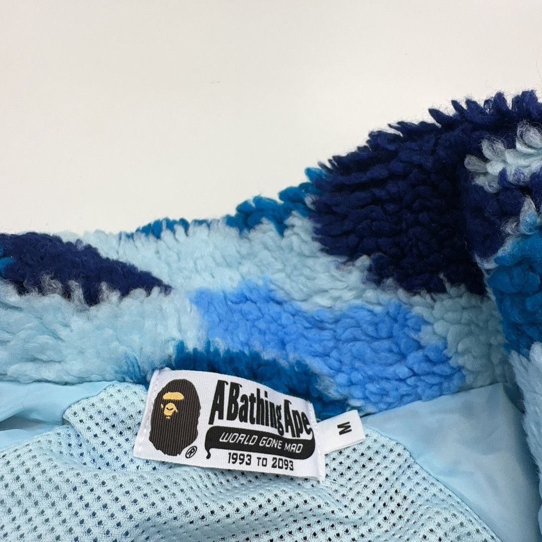 Bape A Bathing Ape Blue ABC Camo Fleece Jacket Size M Size US M / EU 48-50 / 2 - 3 Thumbnail