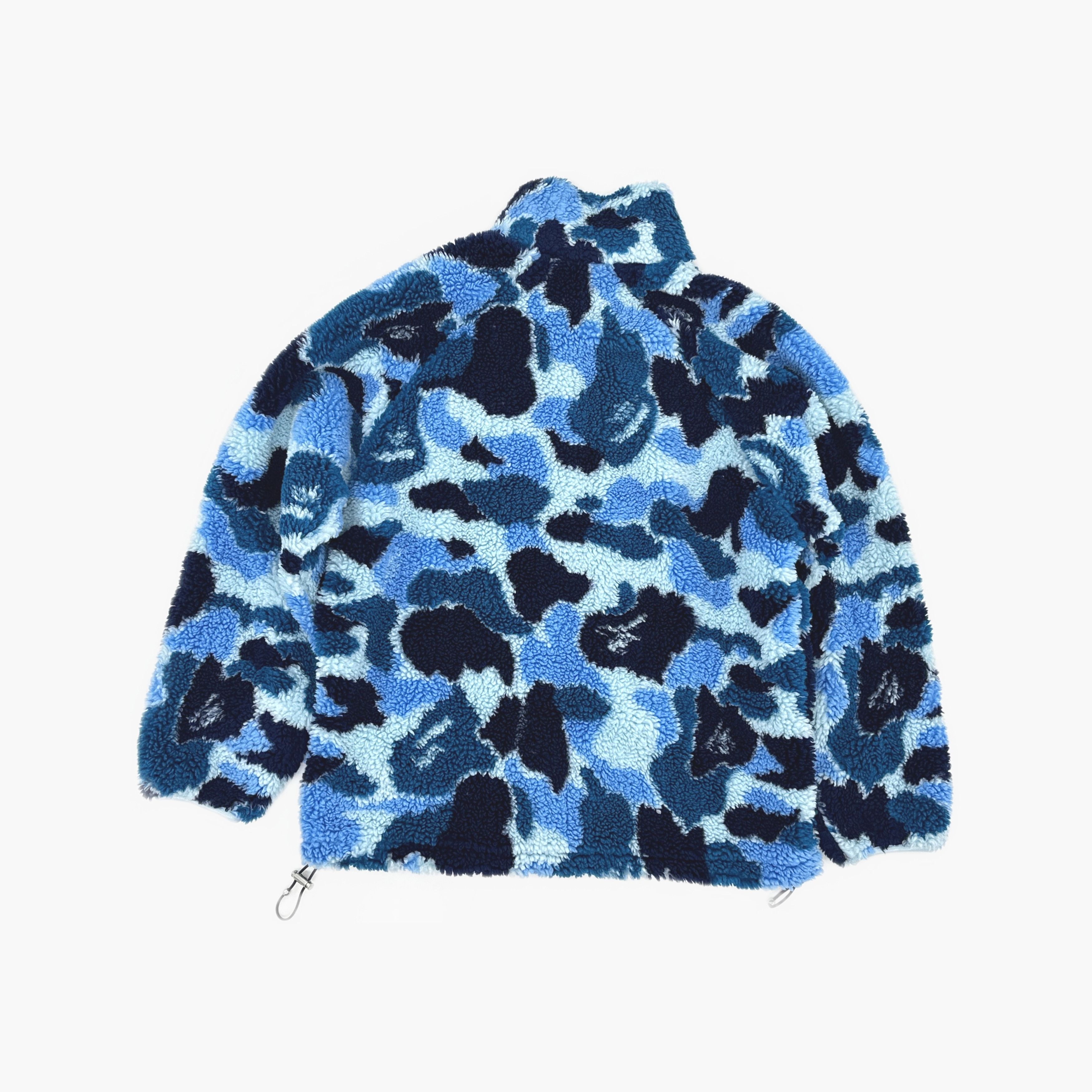 Bape A Bathing Ape Blue ABC Camo Fleece Jacket Size M Size US M / EU 48-50 / 2 - 2 Thumbnail