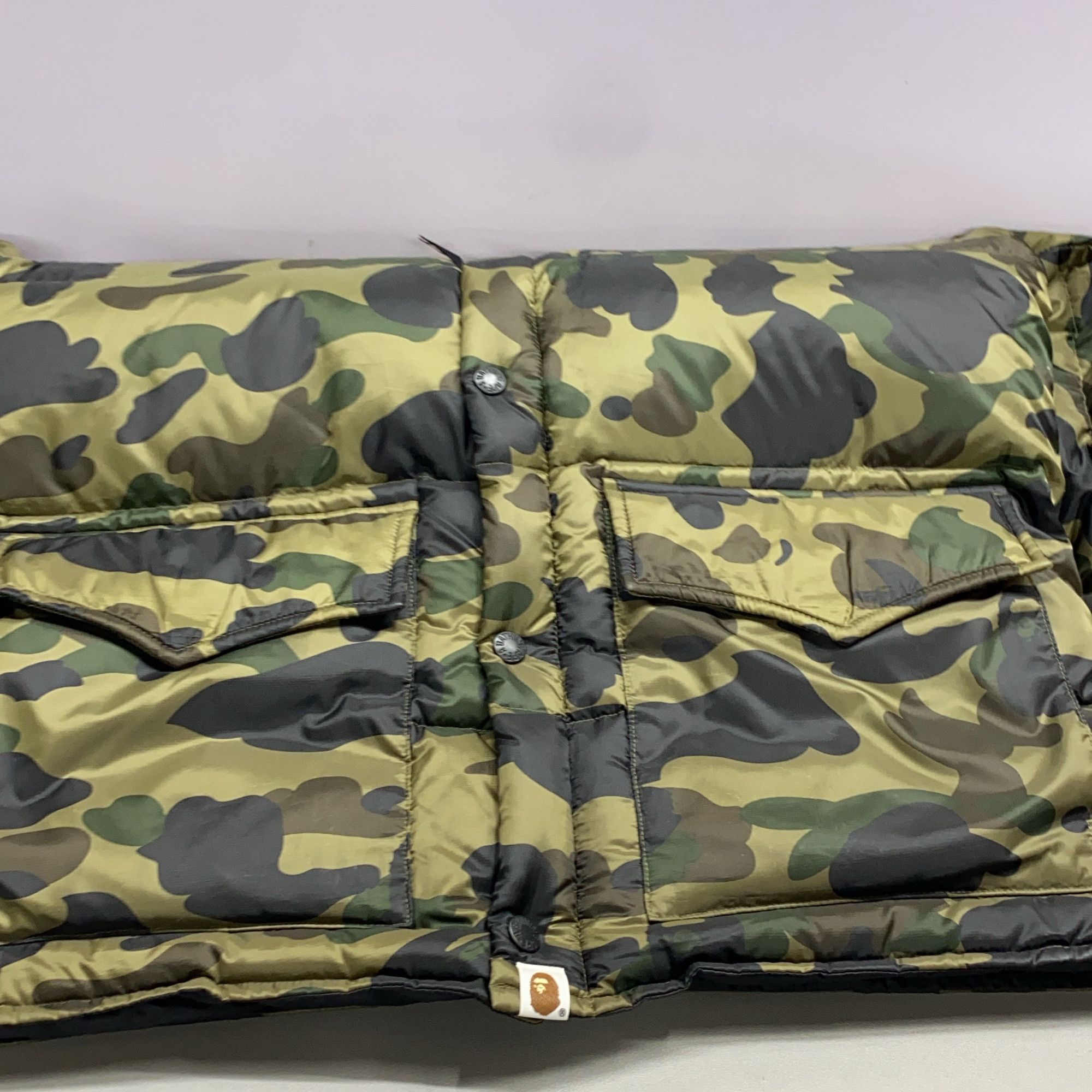 Bape A Bathing Ape Camo Puffer Jacket Size M Size US M / EU 48-50 / 2 - 13 Thumbnail
