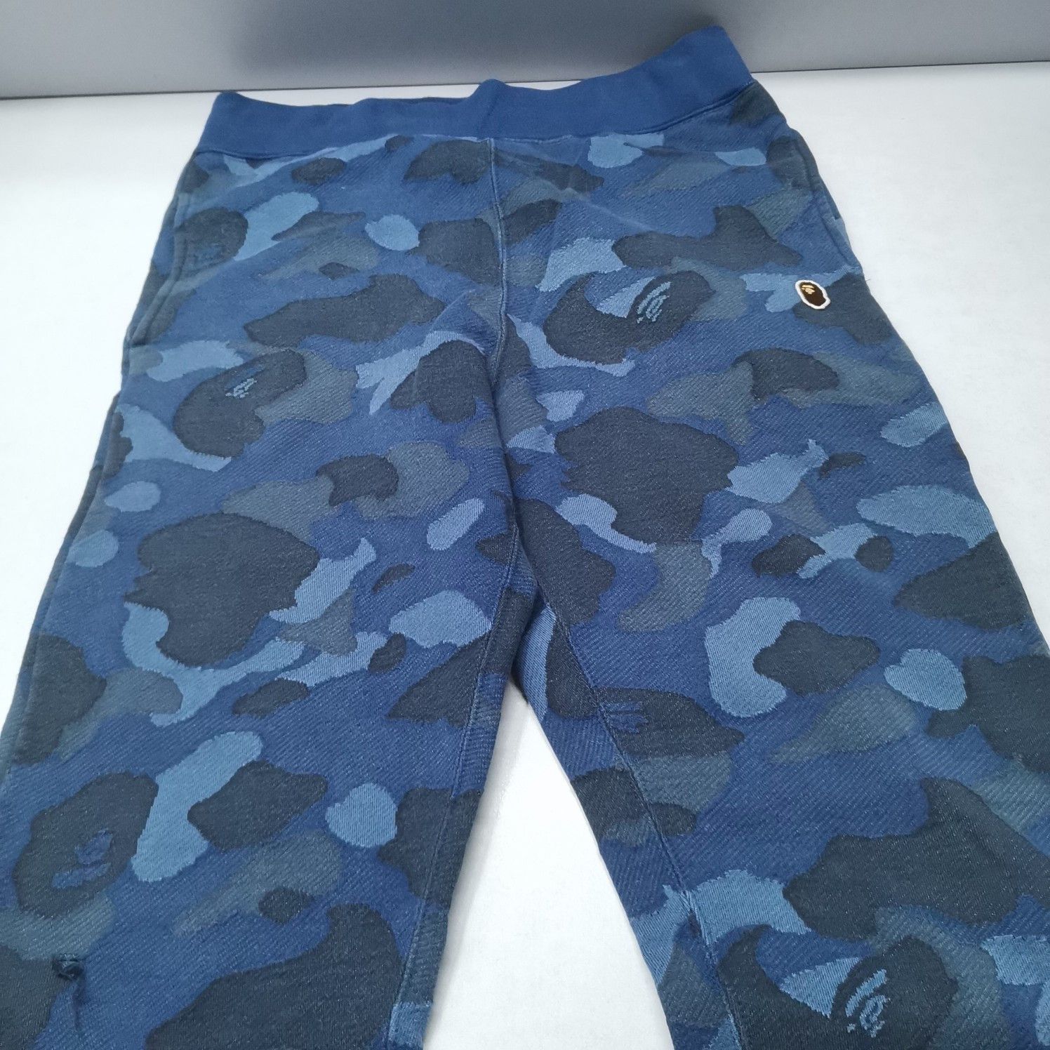 Bape A BATHING APE Blue Camo Sweatpants Size M Size US 32 / EU 48 - 9 Thumbnail