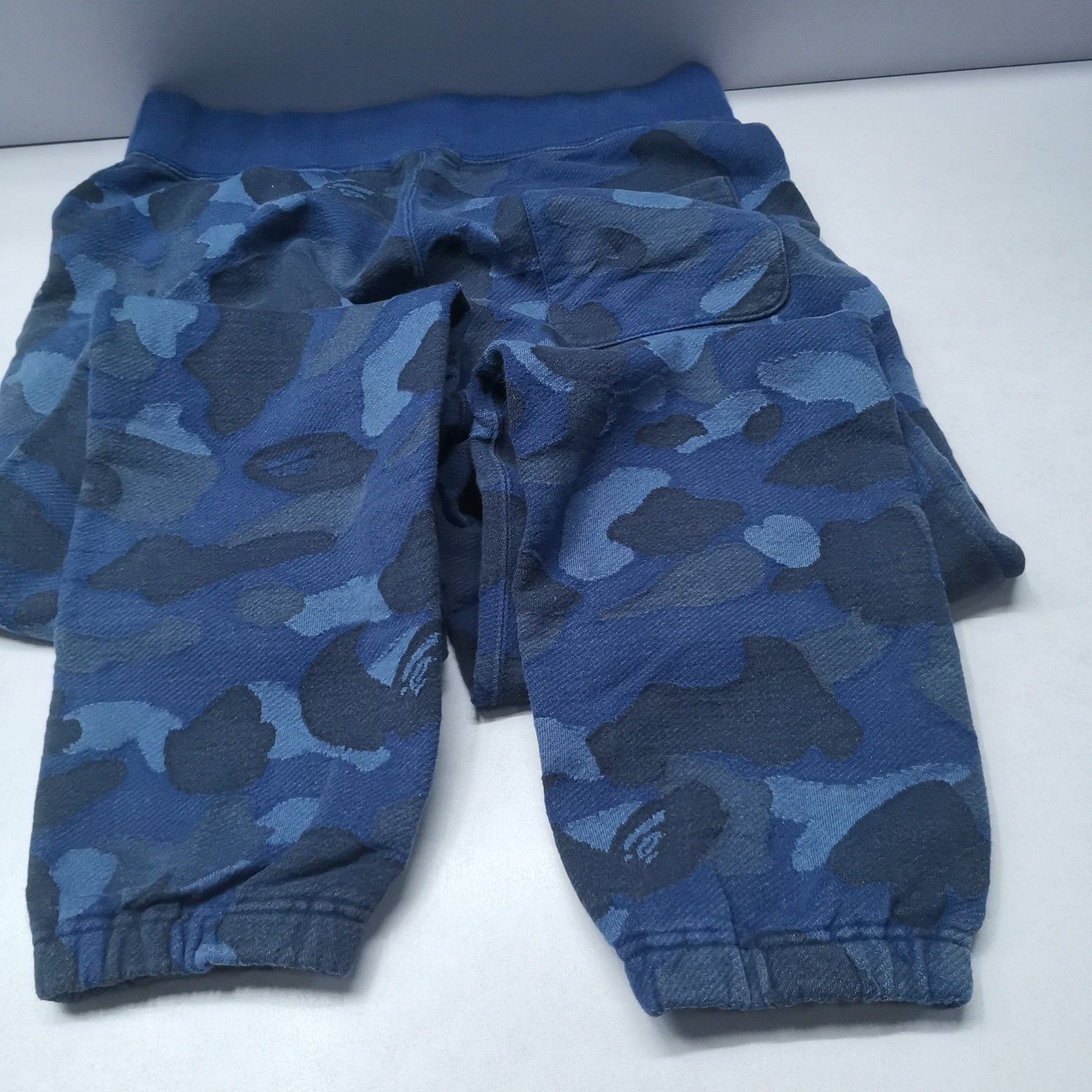 Bape A BATHING APE Blue Camo Sweatpants Size M Size US 32 / EU 48 - 13 Thumbnail