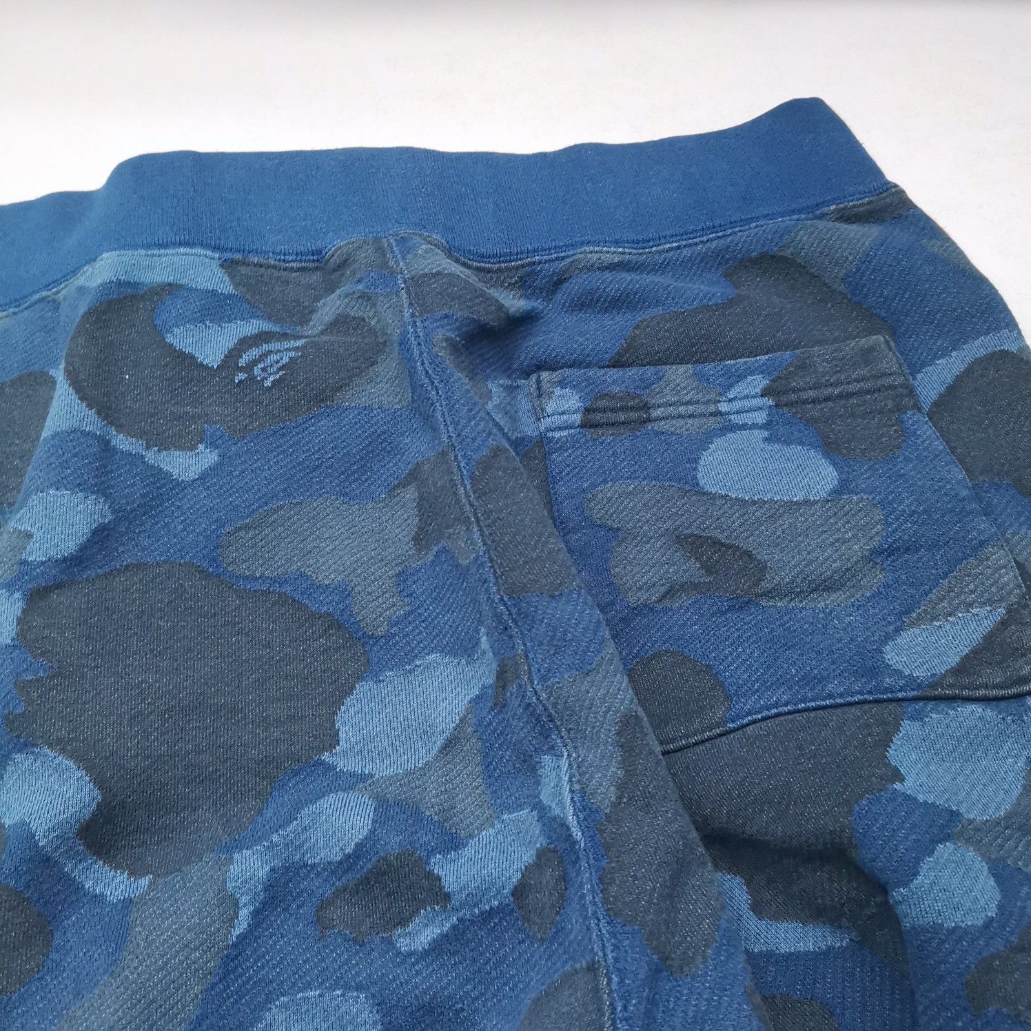 Bape A BATHING APE Blue Camo Sweatpants Size M Size US 32 / EU 48 - 5 Thumbnail
