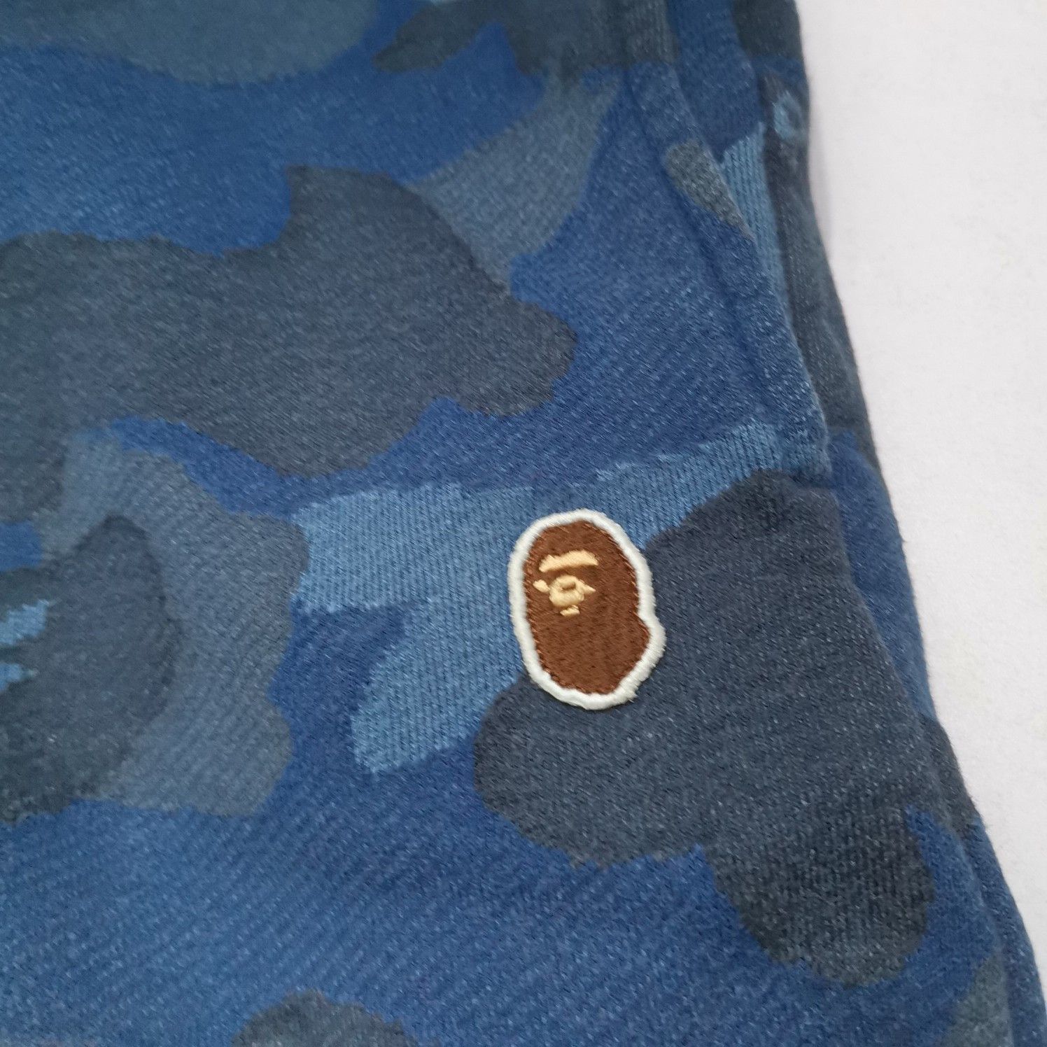 Bape A BATHING APE Blue Camo Sweatpants Size M Size US 32 / EU 48 - 4 Thumbnail