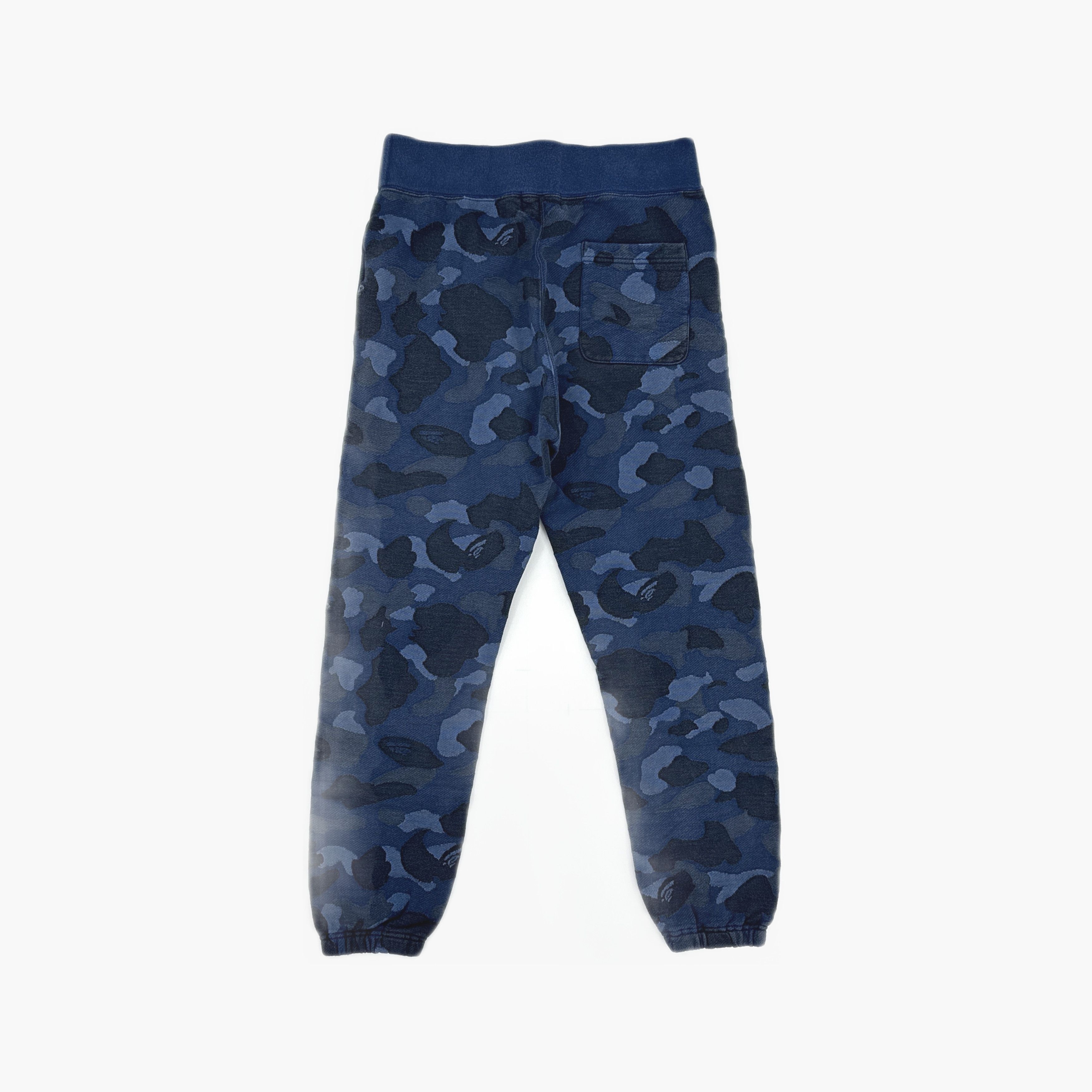 Bape A BATHING APE Blue Camo Sweatpants Size M Size US 32 / EU 48 - 2 Thumbnail