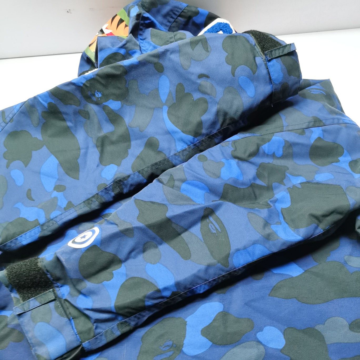 Bape A Bathing Ape Blue Camo Shark WGM Hooded Jacket Size M Size US M / EU 48-50 / 2 - 17 Thumbnail