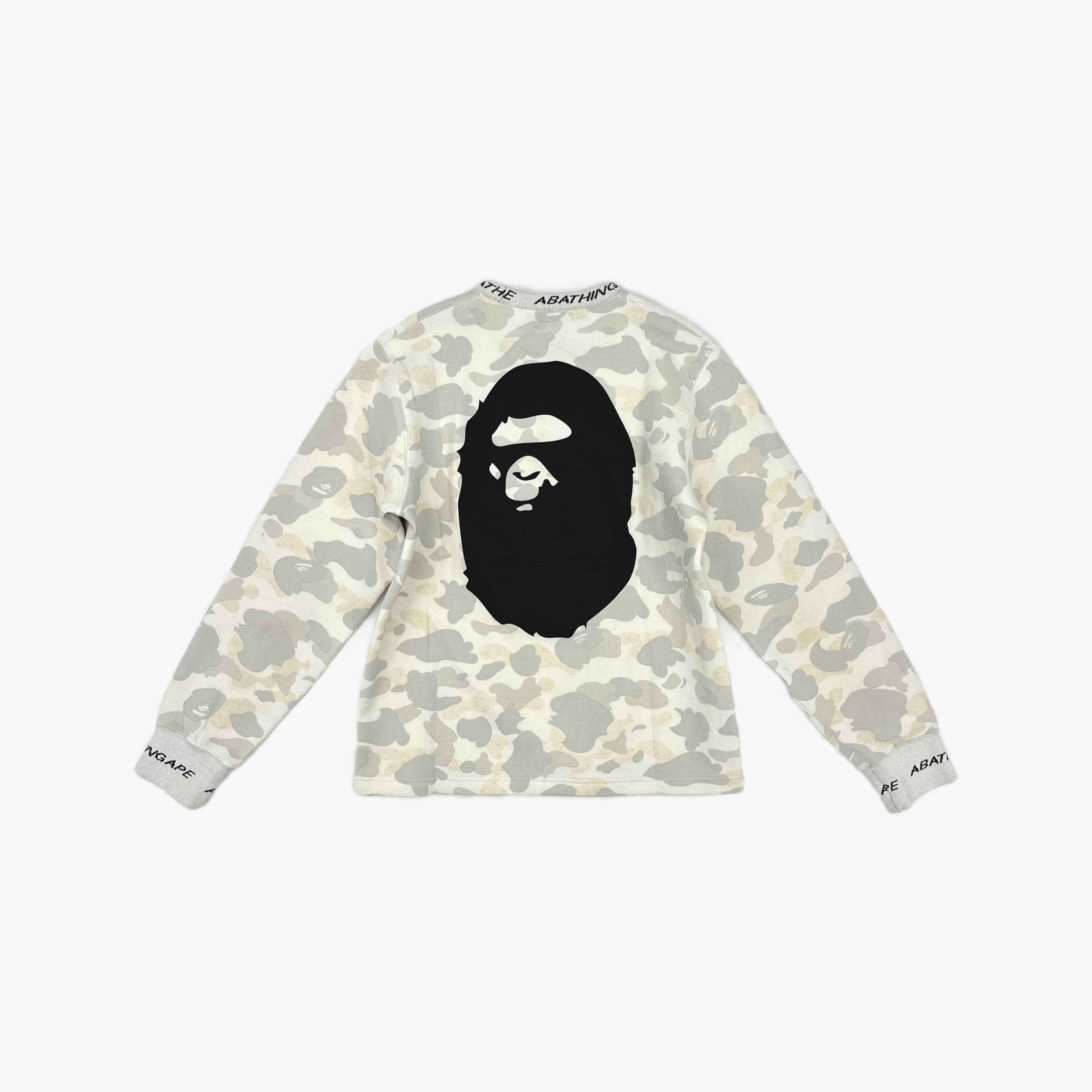 Bape A Bathing Ape Camo Sweatshirt Size XL Size US XL / EU 56 / 4 - 2 Thumbnail