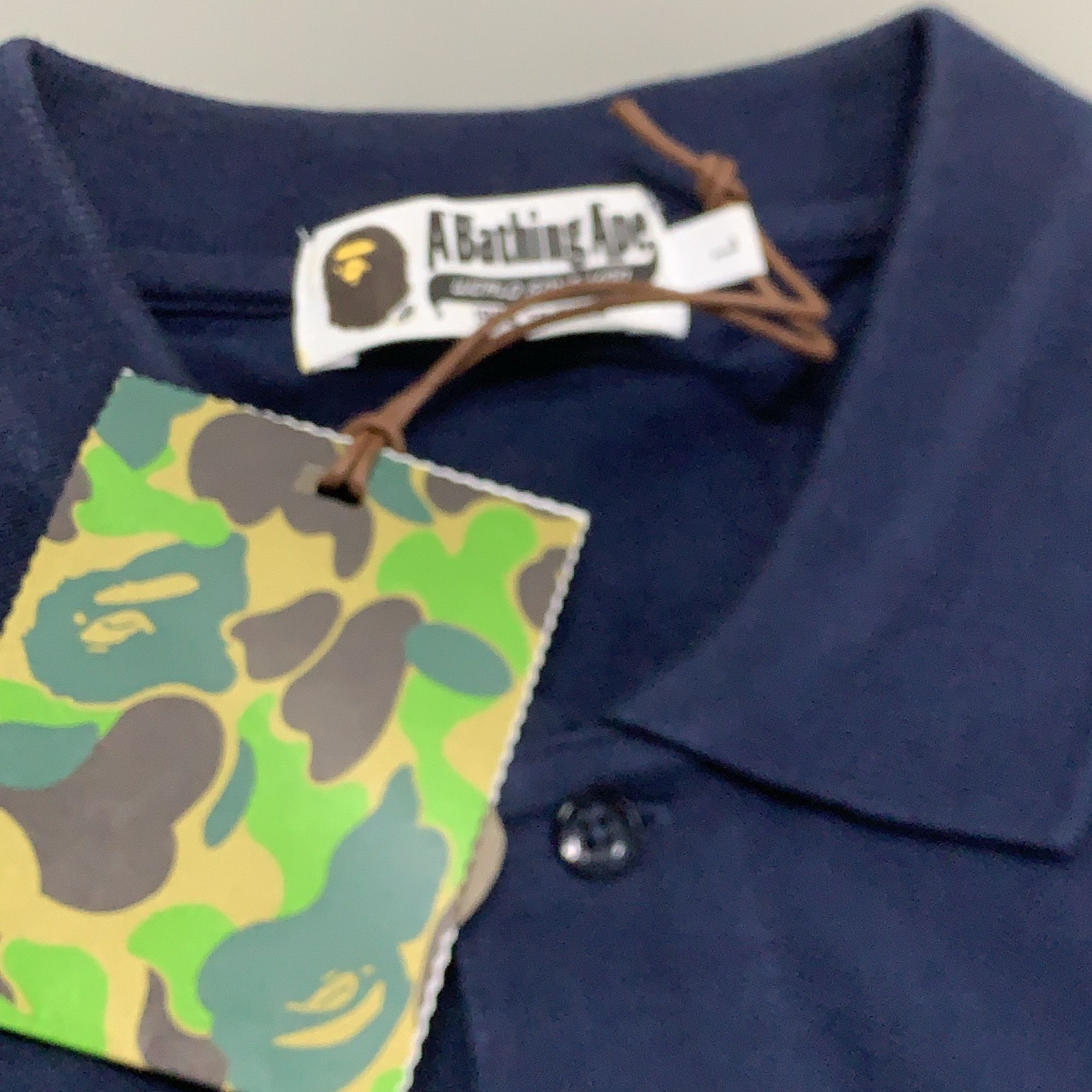 Bape A Bathing Ape Swarovski APE Head Polo Size L Size US L / EU 52-54 / 3 - 5 Thumbnail