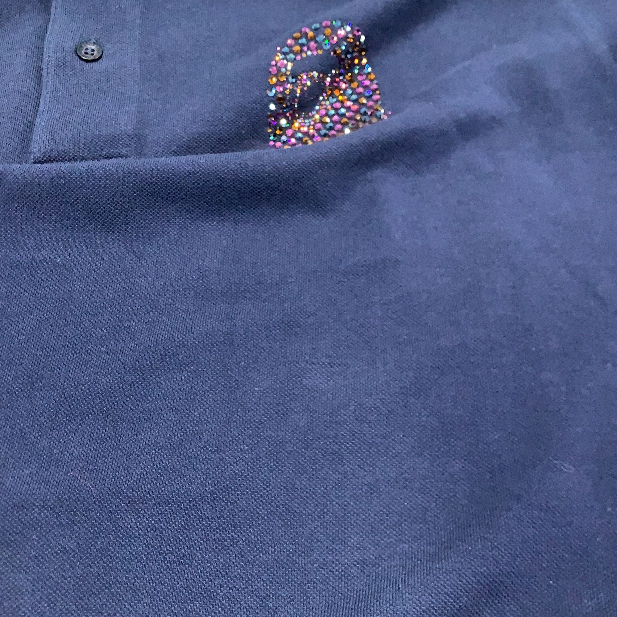 Bape A Bathing Ape Swarovski APE Head Polo Size L Size US L / EU 52-54 / 3 - 7 Thumbnail