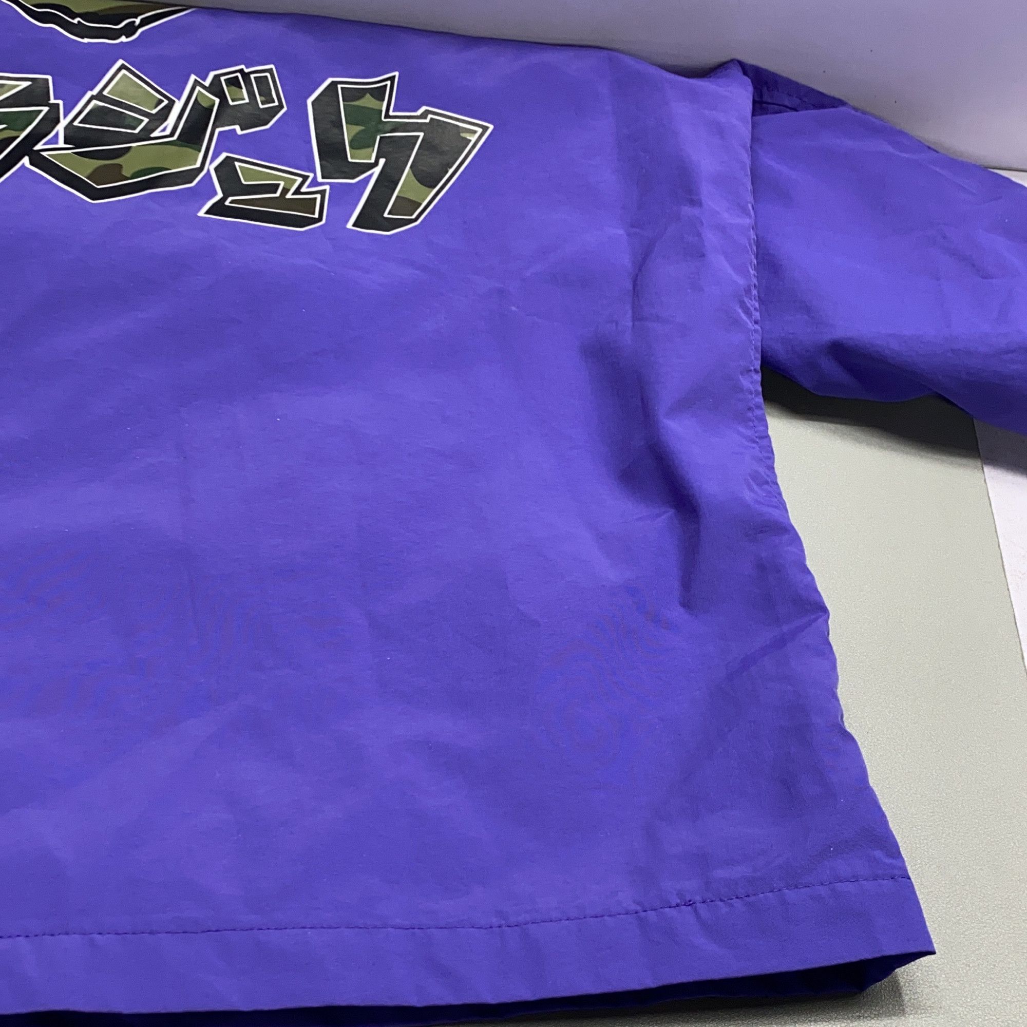 Bape A Bathing Ape Camo Logo Coach Jacket Size L Size US L / EU 52-54 / 3 - 20 Thumbnail