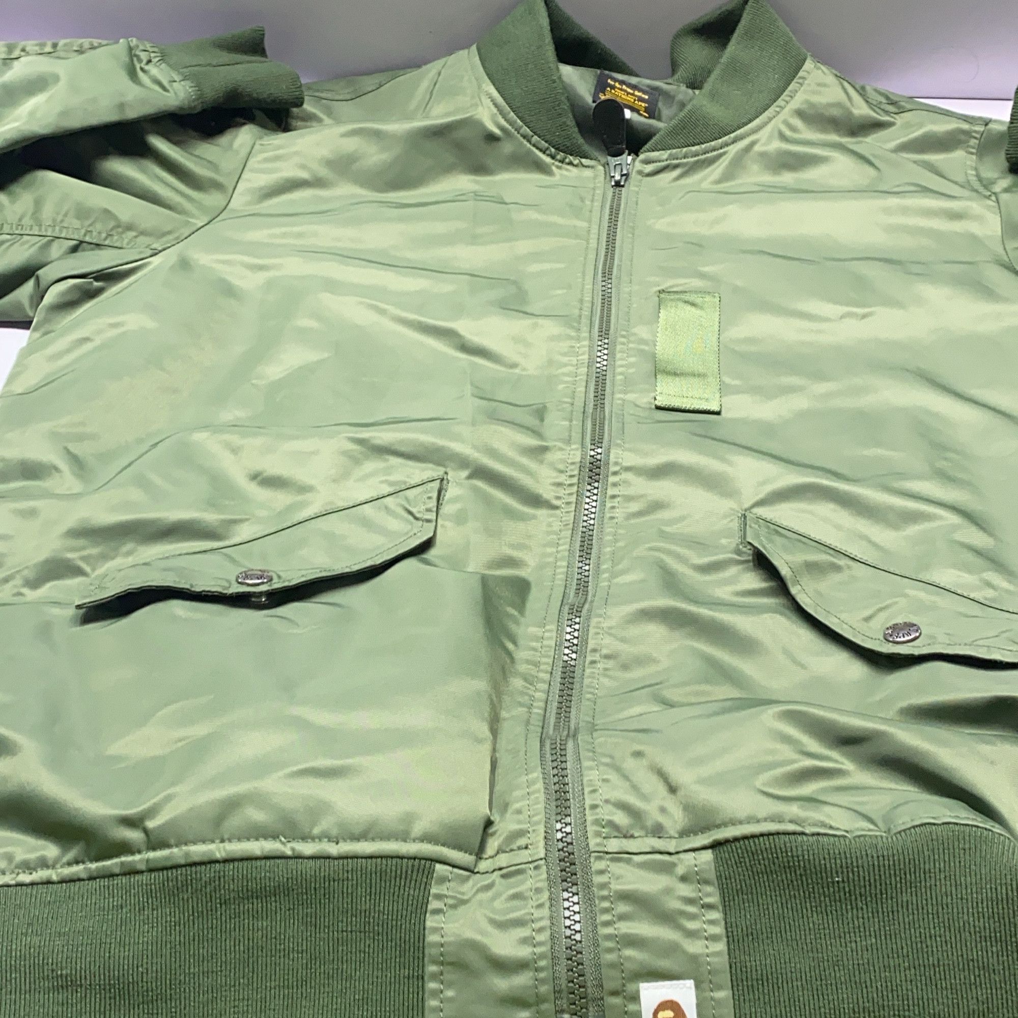 Bape A Bathing Ape Logo Bomber Jacket Size XL Size US XL / EU 56 / 4 - 11 Thumbnail