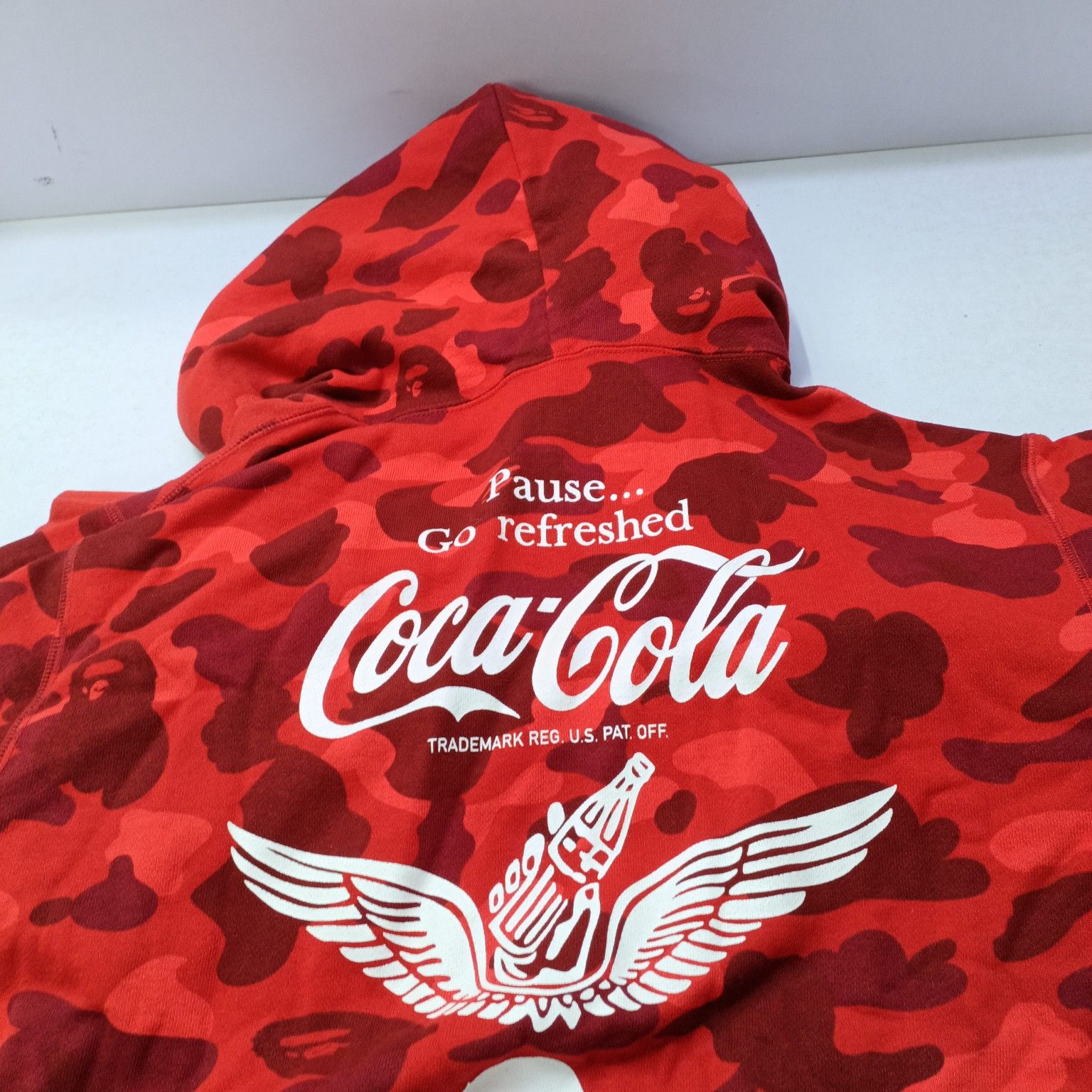 Bape A Bathing Ape x Coca-Cola Camo Zip Hoodie XL Size US XL / EU 56 / 4 - 7 Thumbnail