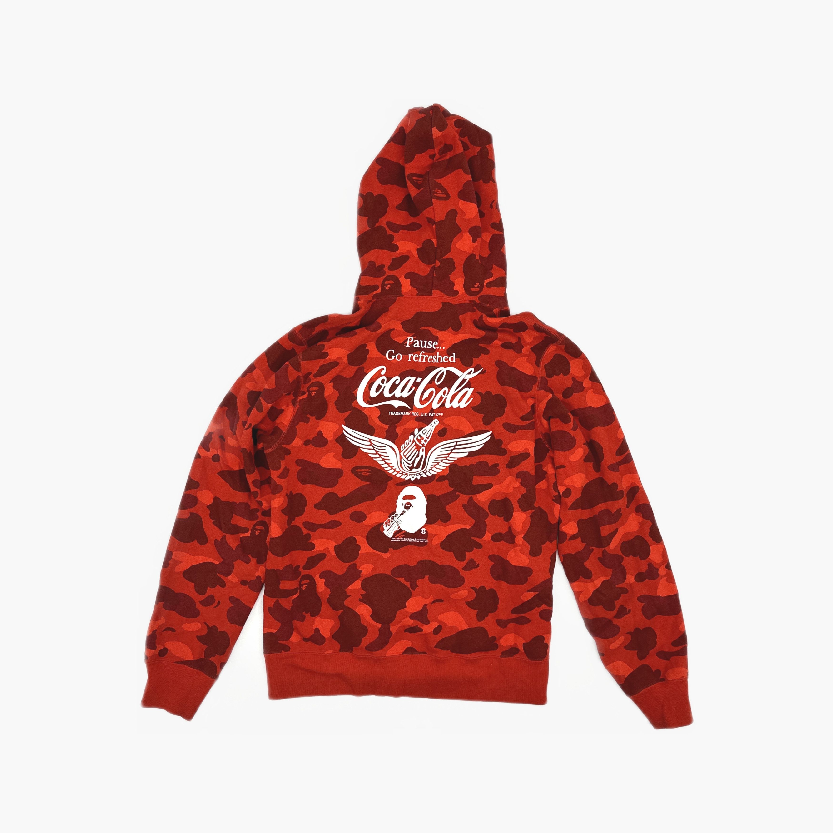 Bape A Bathing Ape x Coca-Cola Camo Zip Hoodie XL Size US XL / EU 56 / 4 - 2 Thumbnail