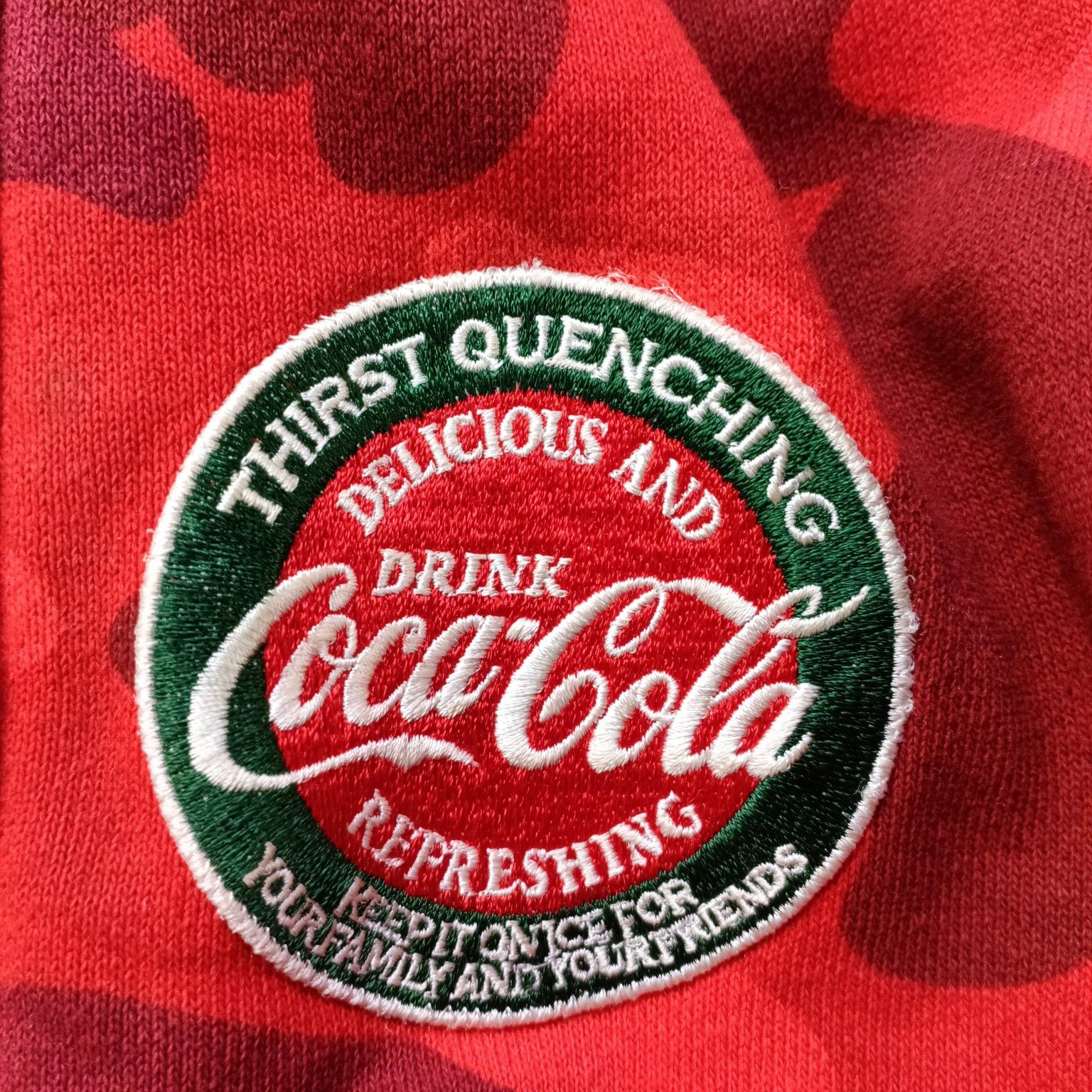 Bape A Bathing Ape x Coca-Cola Camo Zip Hoodie XL Size US XL / EU 56 / 4 - 5 Thumbnail