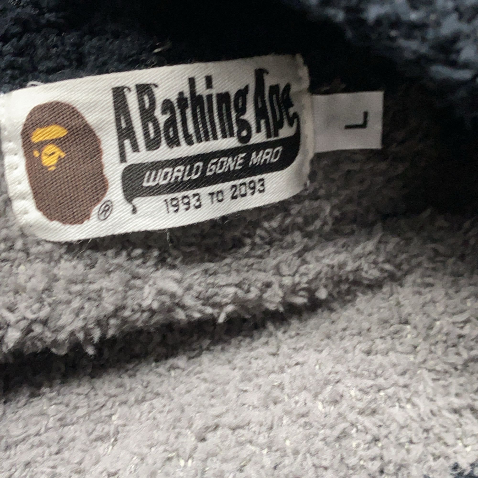 Bape A Bathing Ape Sherpa Zip Up Hoodie Size L Size US L / EU 52-54 / 3 - 3 Thumbnail
