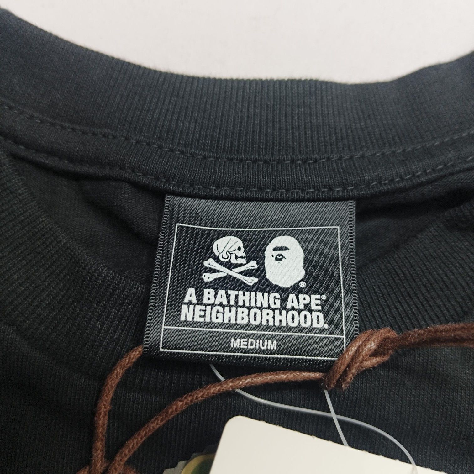 Bape A BATHING APE x NEIGHBORHOOD Logo T-Shirt Size M Size US M / EU 48-50 / 2 - 9 Thumbnail