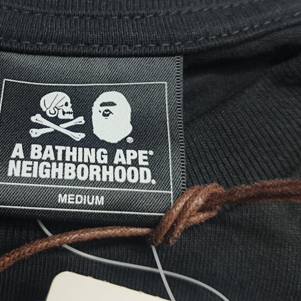 Bape A BATHING APE x NEIGHBORHOOD Logo T-Shirt Size M Size US M / EU 48-50 / 2 - 8 Thumbnail