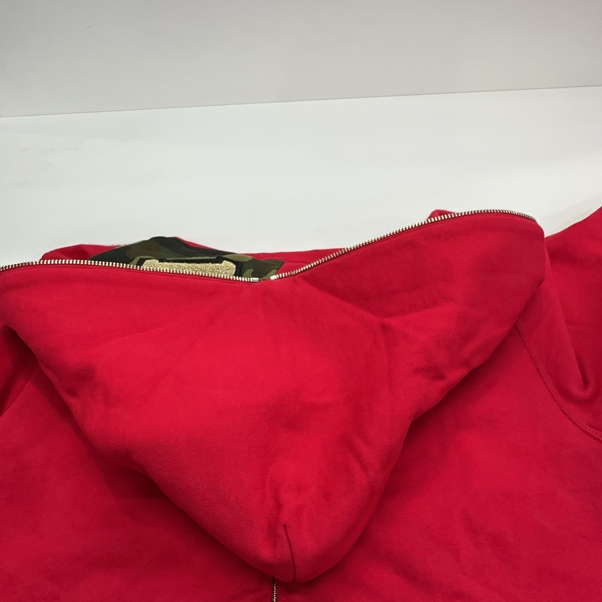 Bape A Bathing Ape Shark Full Zip Hoodie Red Size L Size US L / EU 52-54 / 3 - 6 Thumbnail