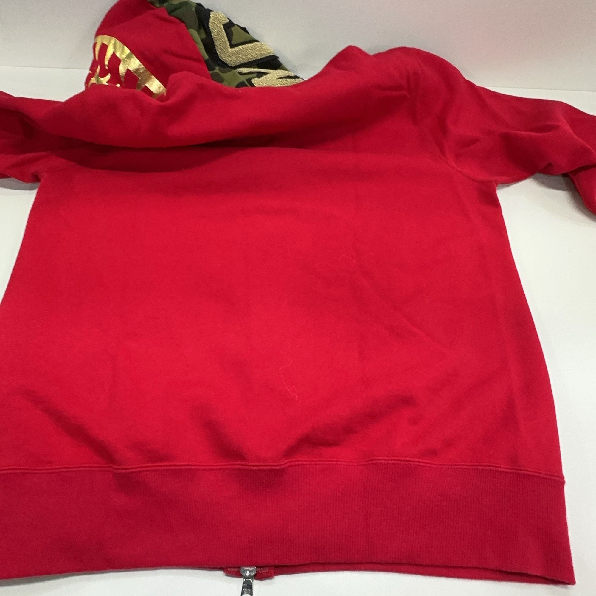 Bape A Bathing Ape Shark Full Zip Hoodie Red Size L Size US L / EU 52-54 / 3 - 15 Thumbnail