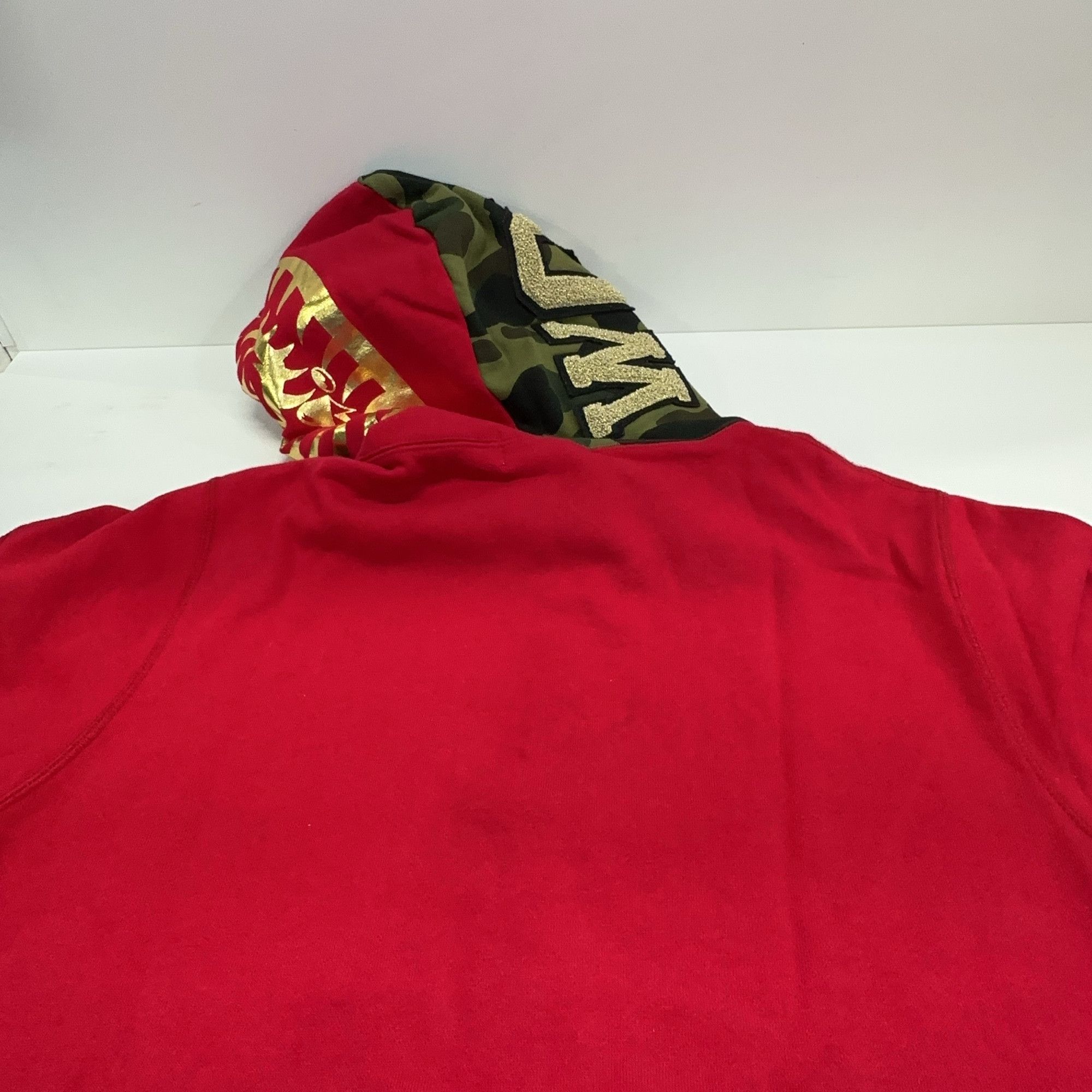 Bape A Bathing Ape Shark Full Zip Hoodie Red Size L Size US L / EU 52-54 / 3 - 14 Thumbnail