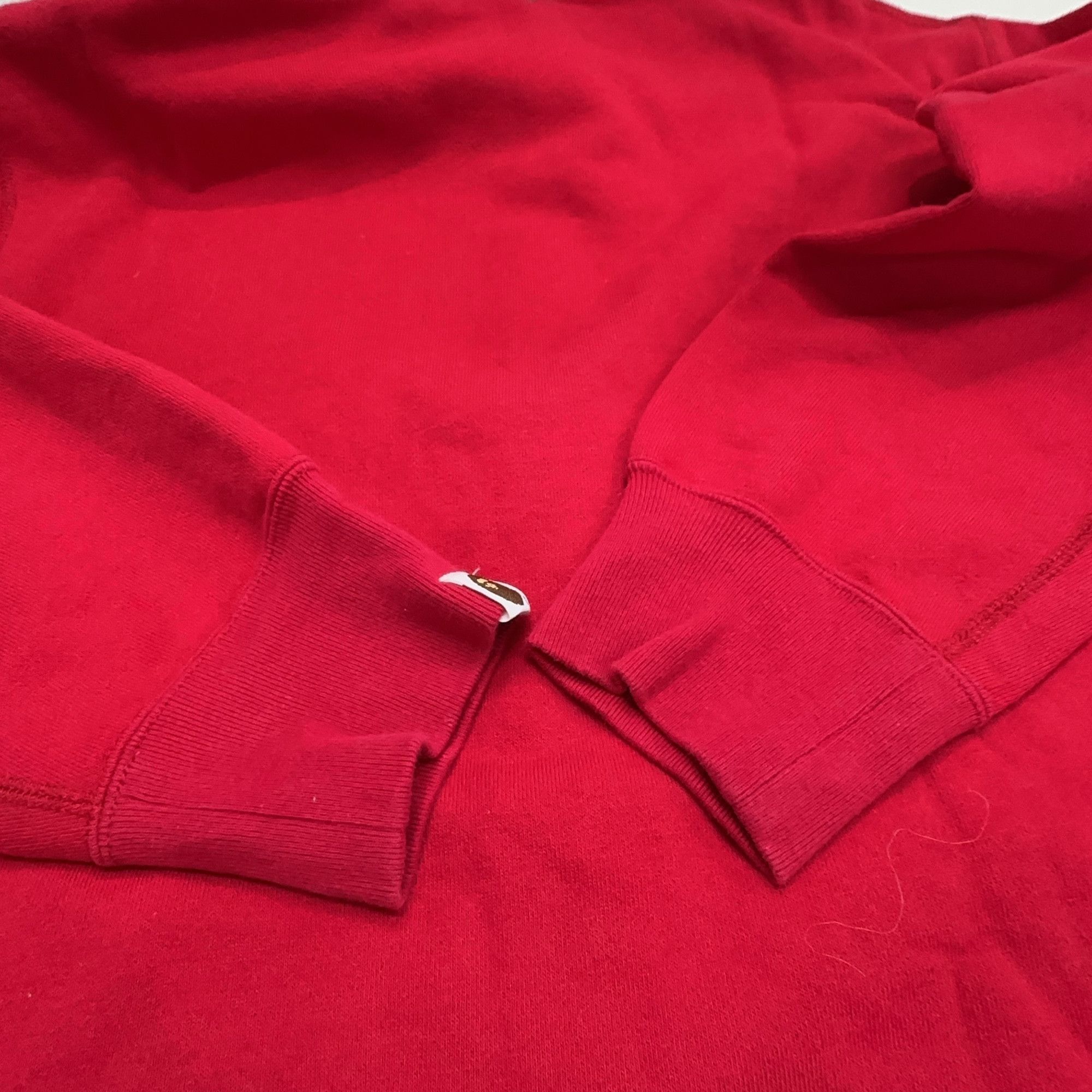 Bape A Bathing Ape Shark Full Zip Hoodie Red Size L Size US L / EU 52-54 / 3 - 12 Thumbnail