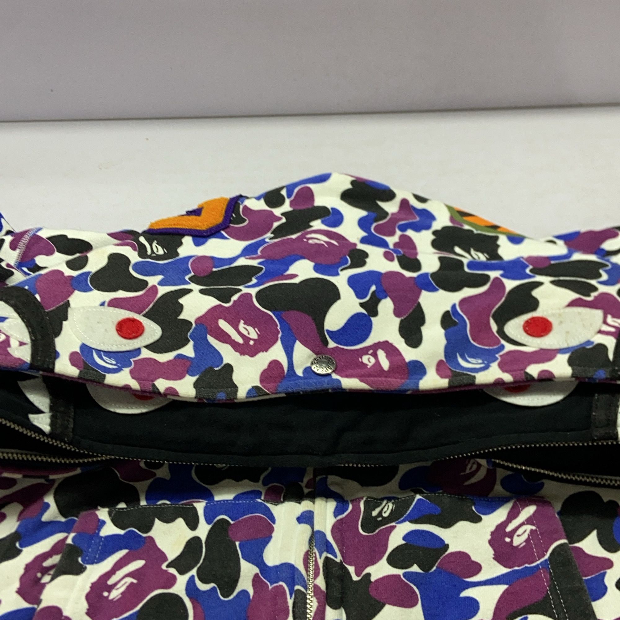Bape A BATHING APE Shark Camo Full Zip Hoodie Size XL Size US XL / EU 56 / 4 - 9 Thumbnail