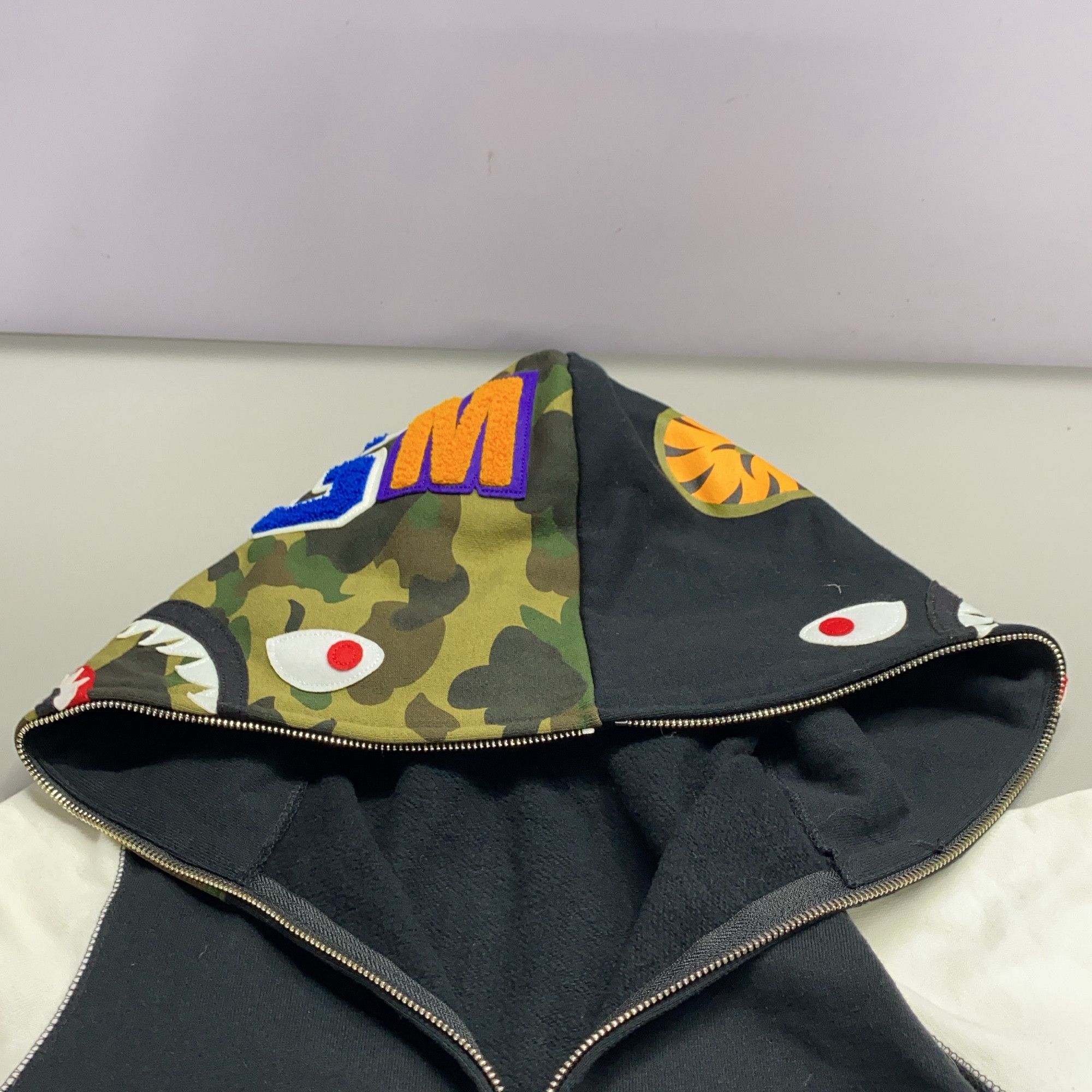 Bape A BATHING APE Shark Camo Hoodie Size XS Size US XS / EU 42 / 0 - 7 Thumbnail