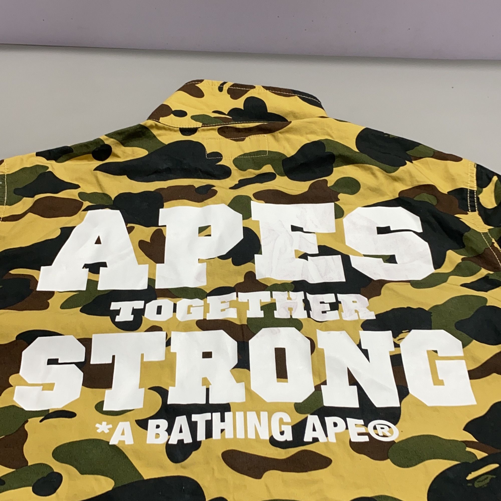 Bape A Bathing Ape Apes Together Strong Camo Jacket Size L Size US L / EU 52-54 / 3 - 10 Thumbnail