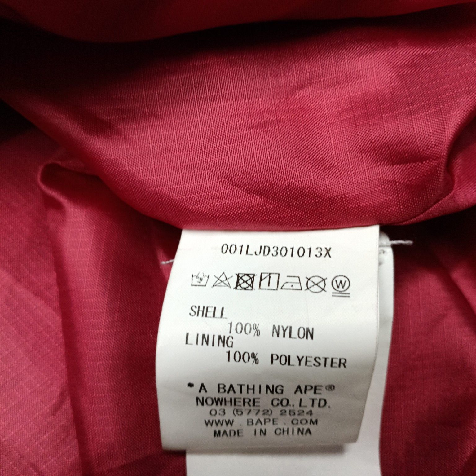 Bape A BATHING APE Red Camo Jacket Size XL Size US XL / EU 56 / 4 - 4 Thumbnail