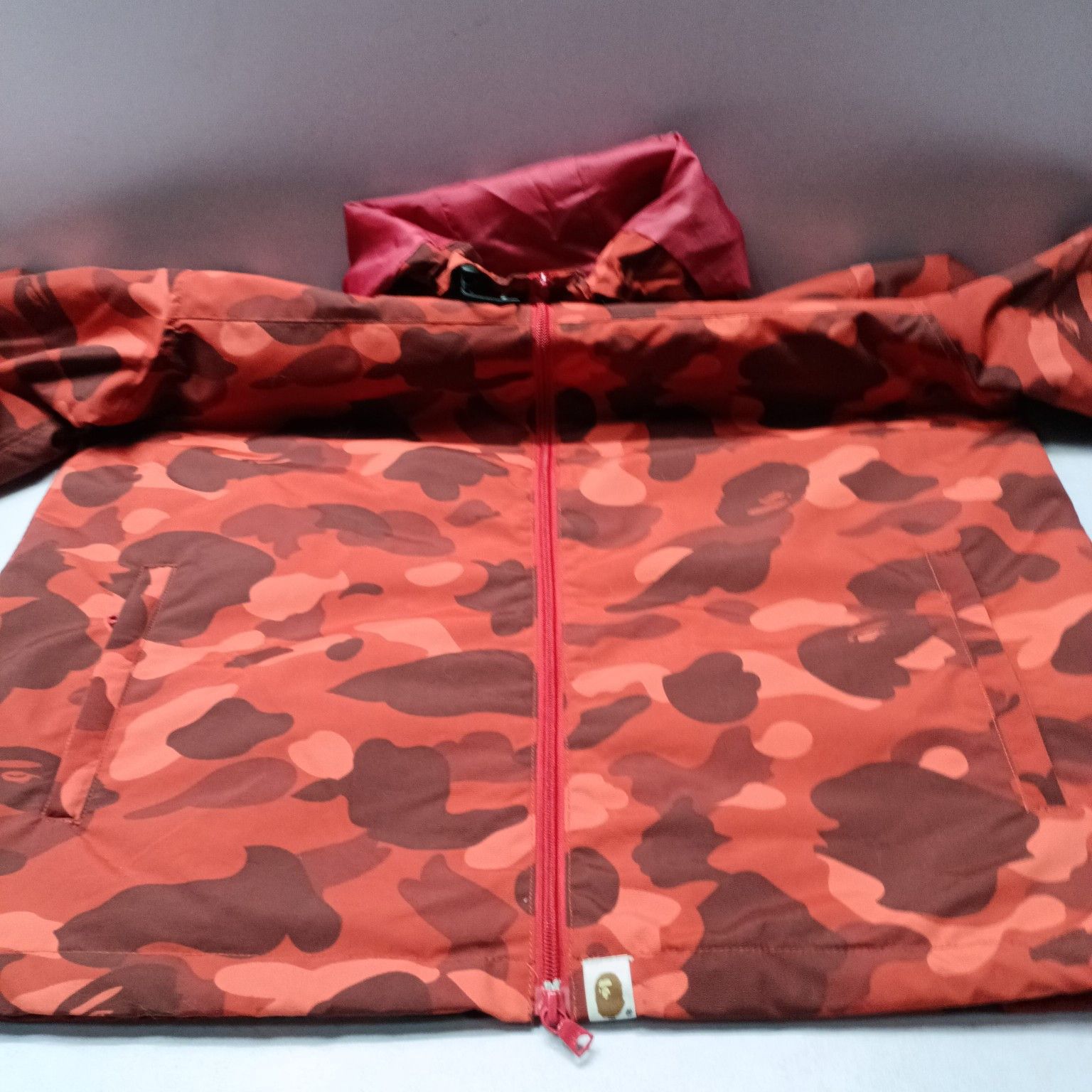 Bape A BATHING APE Red Camo Jacket Size XL Size US XL / EU 56 / 4 - 7 Thumbnail