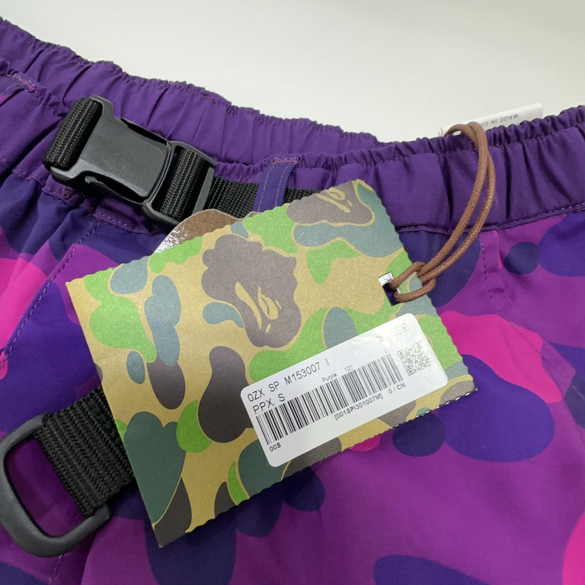 Bape A BATHING APE Camo Buckle Shorts Size S Size US 30 / EU 46 - 3 Thumbnail
