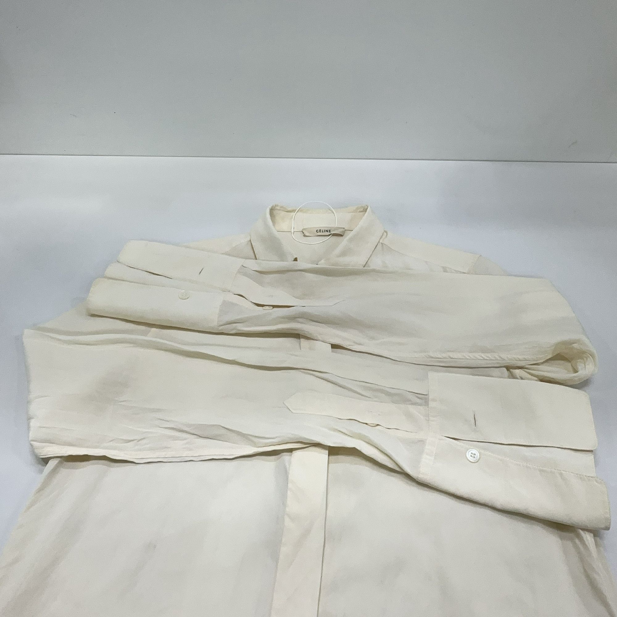 Celine Celine Silk Button Up Shirt Size 34 Size XS / US 0-2 / IT 36-38 - 7 Thumbnail