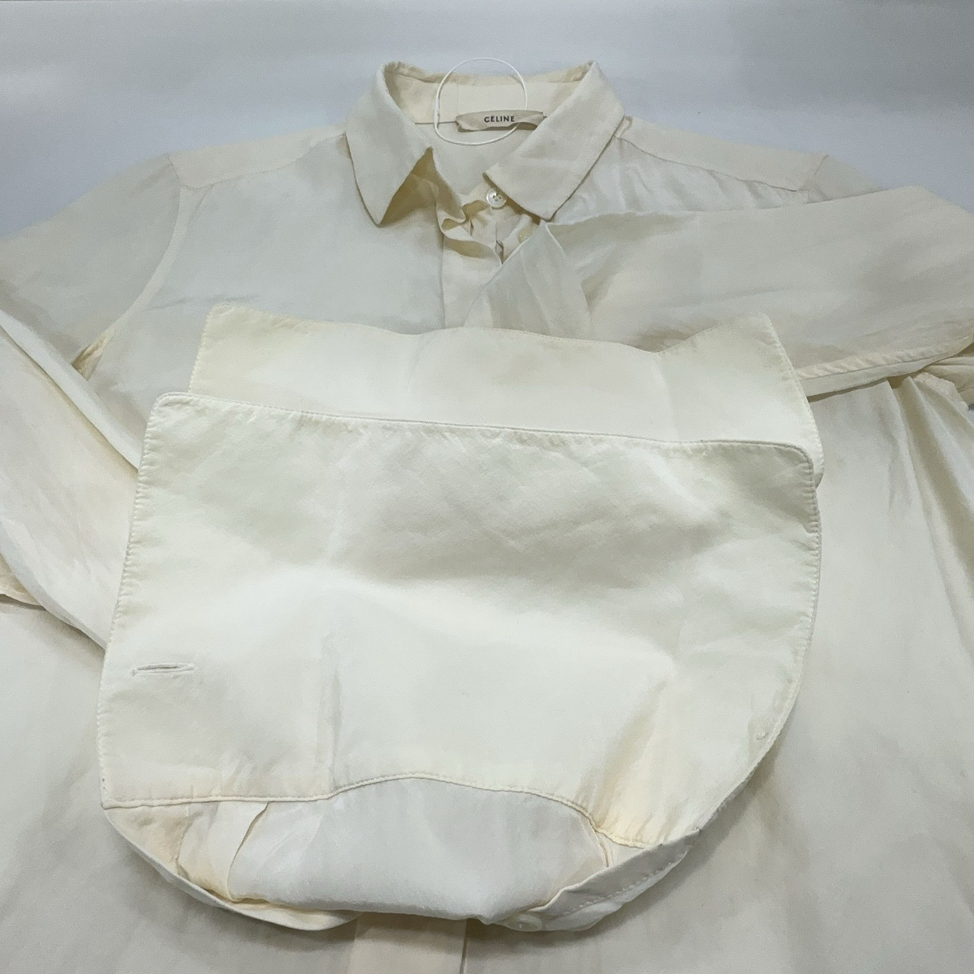 Celine Celine Silk Button Up Shirt Size 34 Size XS / US 0-2 / IT 36-38 - 8 Thumbnail