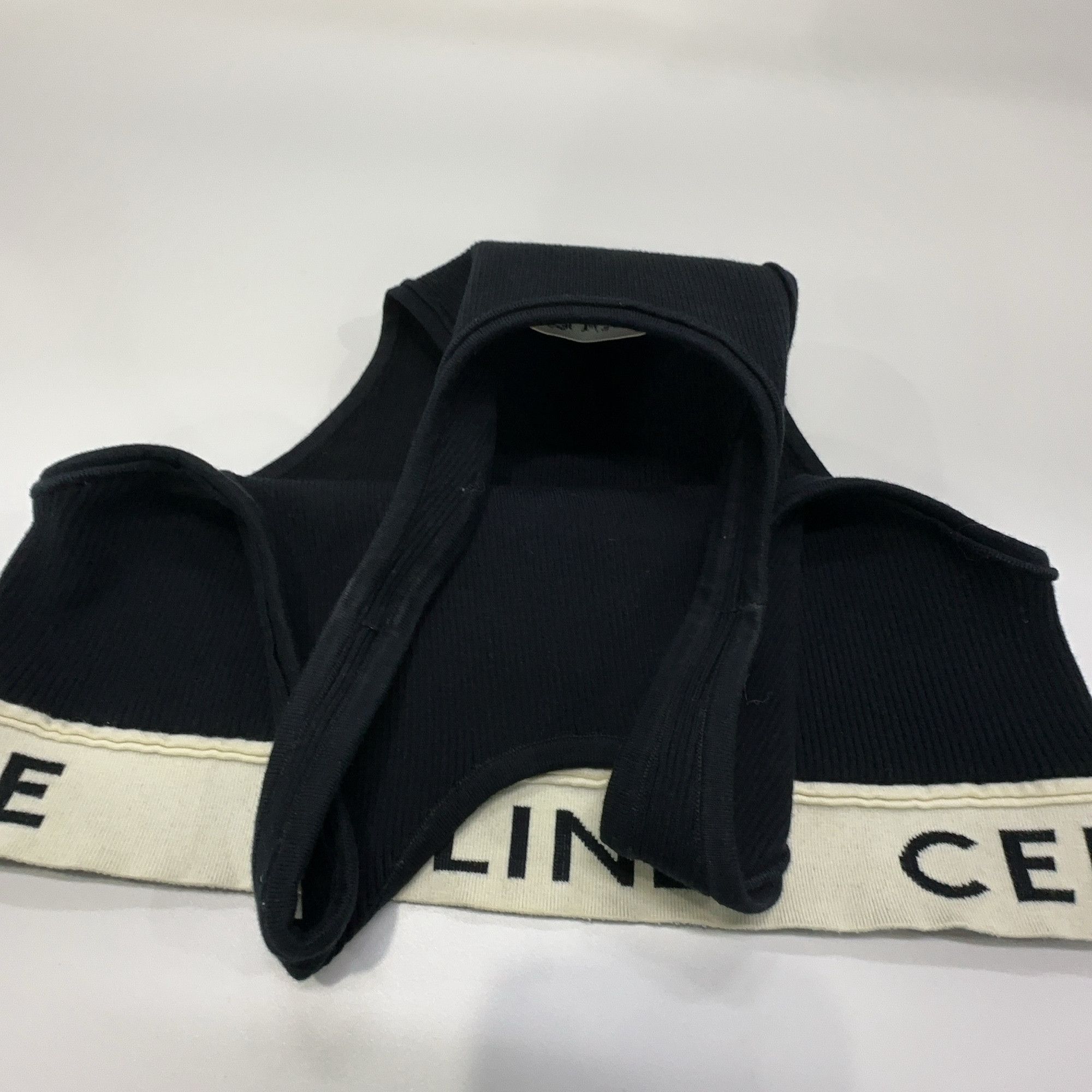 Celine Celine Logo Band Crop Top Size L Size L / US 10 / IT 46 - 6 Thumbnail