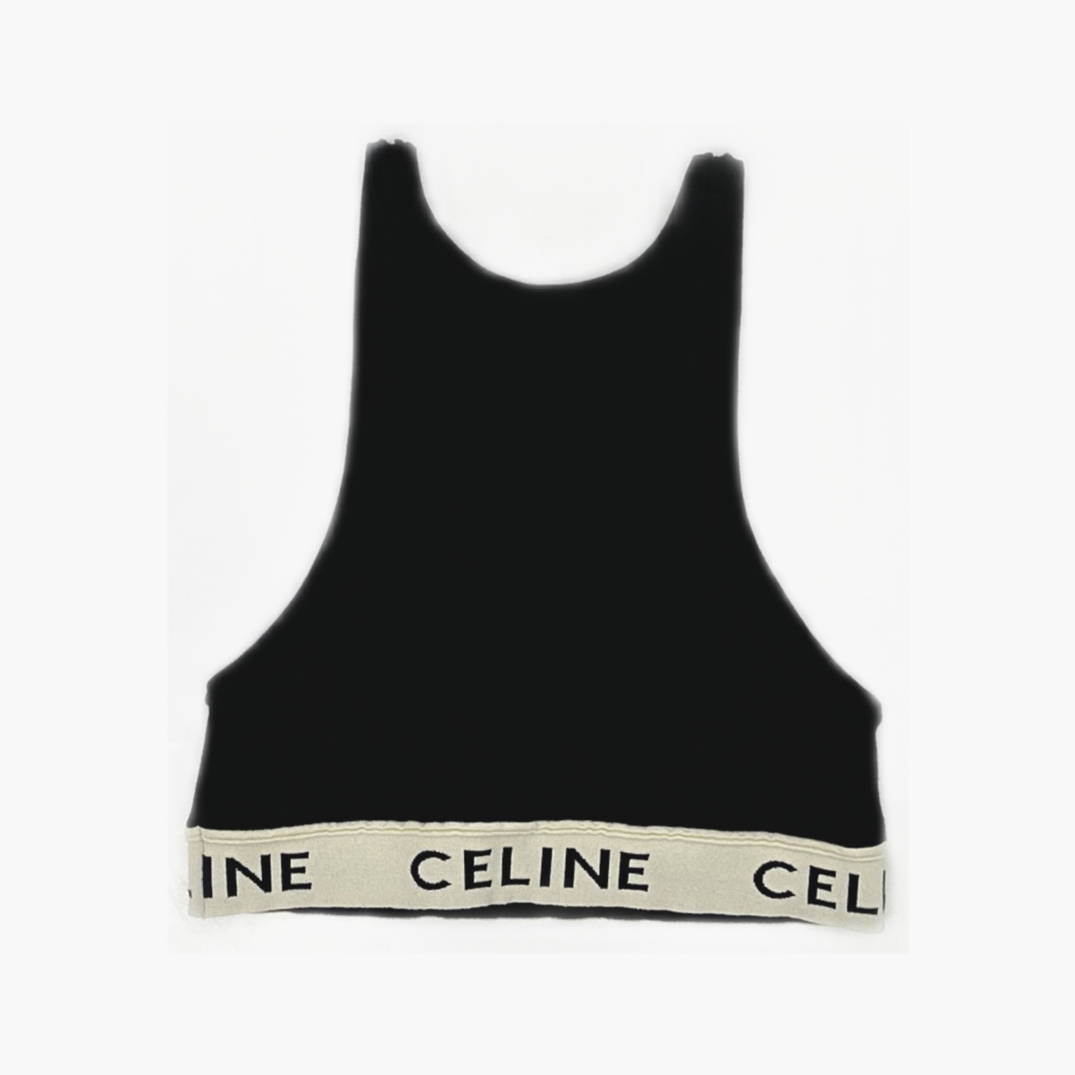Celine Celine Logo Band Crop Top Size L Size L / US 10 / IT 46 - 2 Thumbnail