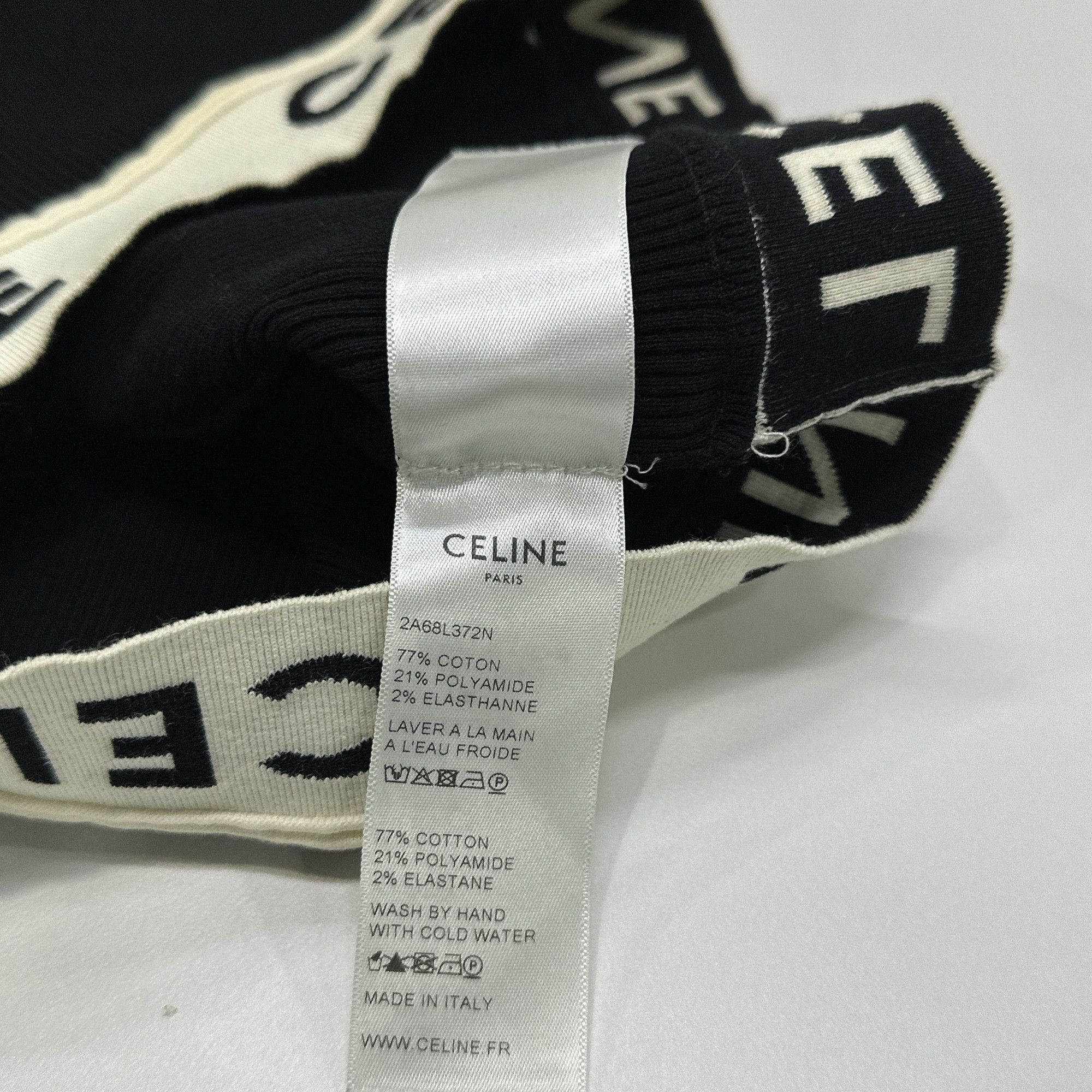 Celine Celine Logo Band Crop Top Size L Size L / US 10 / IT 46 - 5 Thumbnail